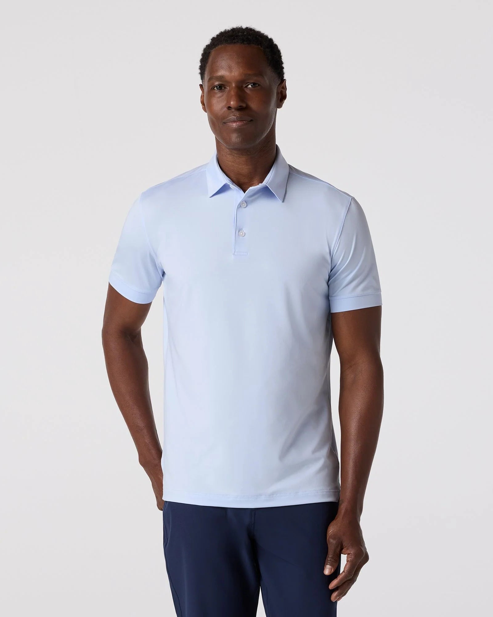 Mizzen+Main | Versa Polo | Sky Solid Blue