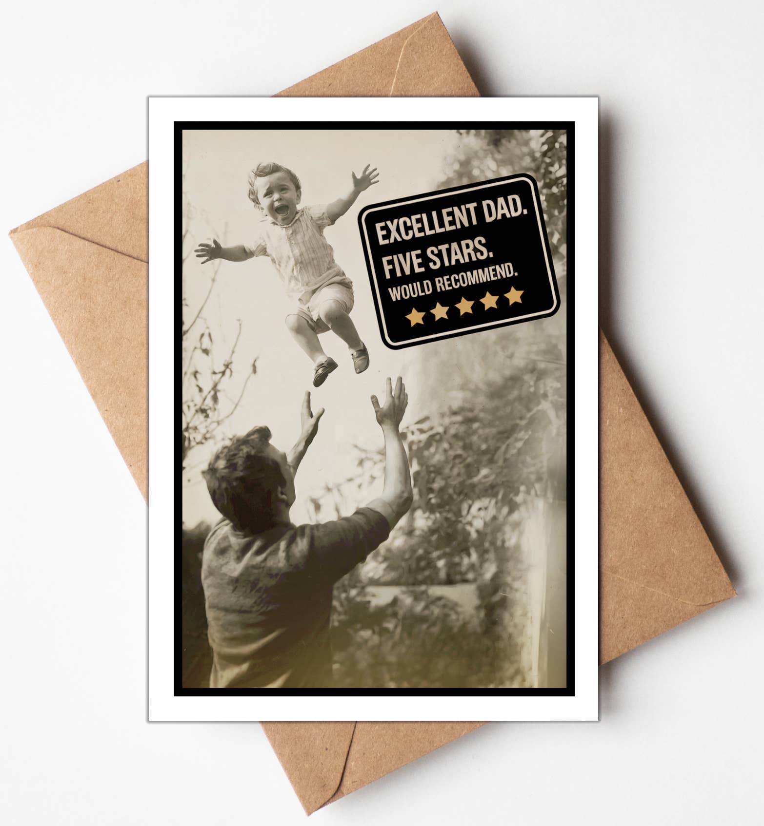 Katie Doodle | Funny Fathers Day Card | White