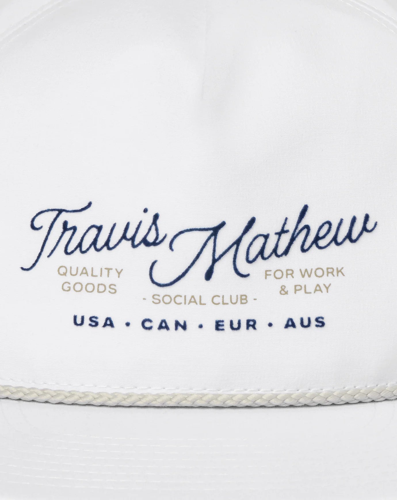TravisMathew | Gate Crasher Snapback Hat | White