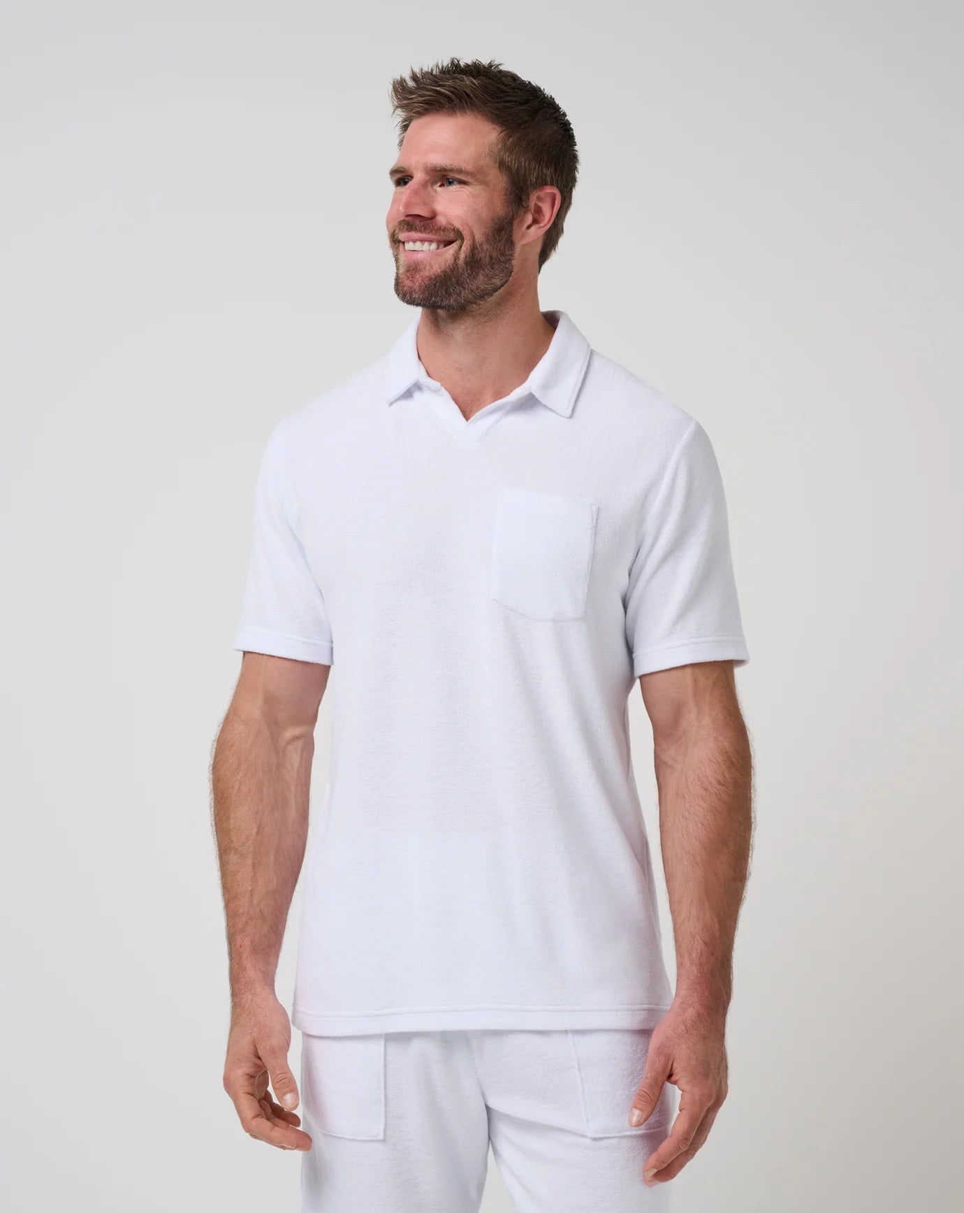 TravisMathew | Beach Club Popover | White | Trunk Show