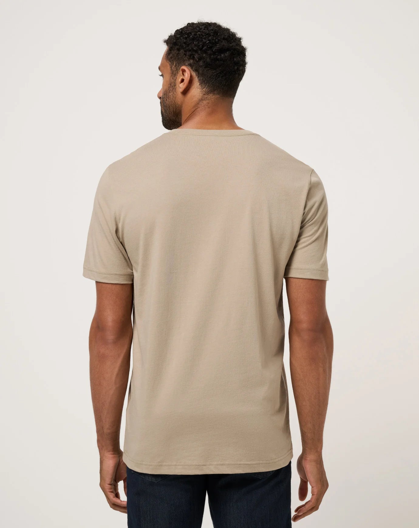 TravisMathew | Gate Crasher Graphic Tee | Biege
