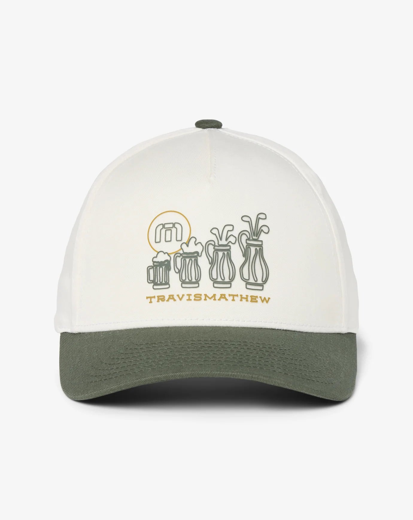 TravisMathew | Beerly Beloved 2.0 Snapback Hat | White