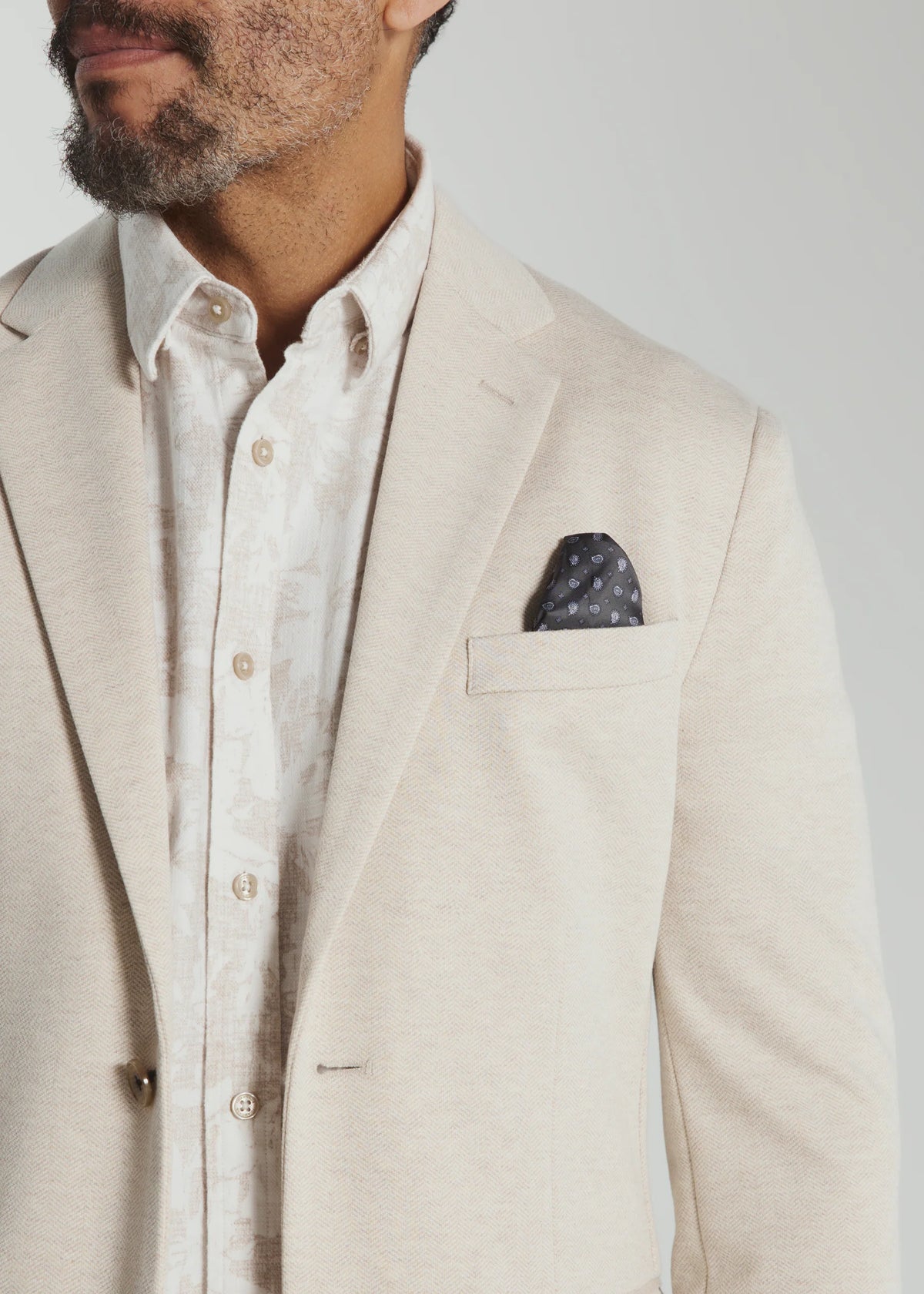 7Diamonds | Sutton Stretch Blazer | Tan Beige