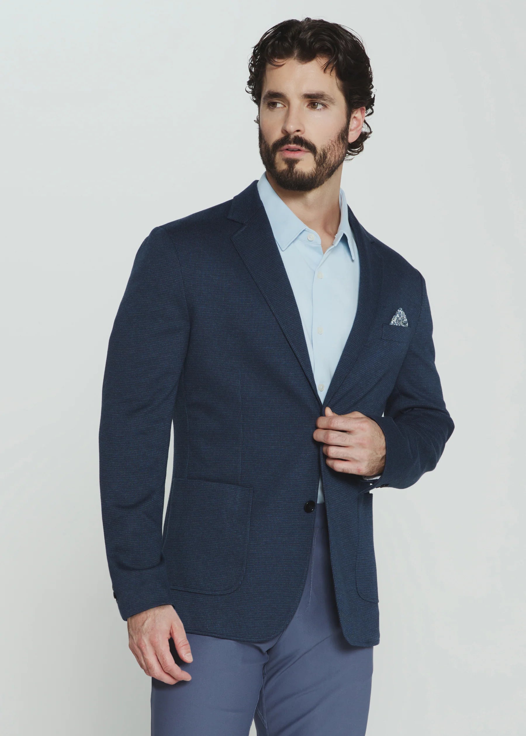7Diamonds | Lafayette Stretch Blazer | Navy