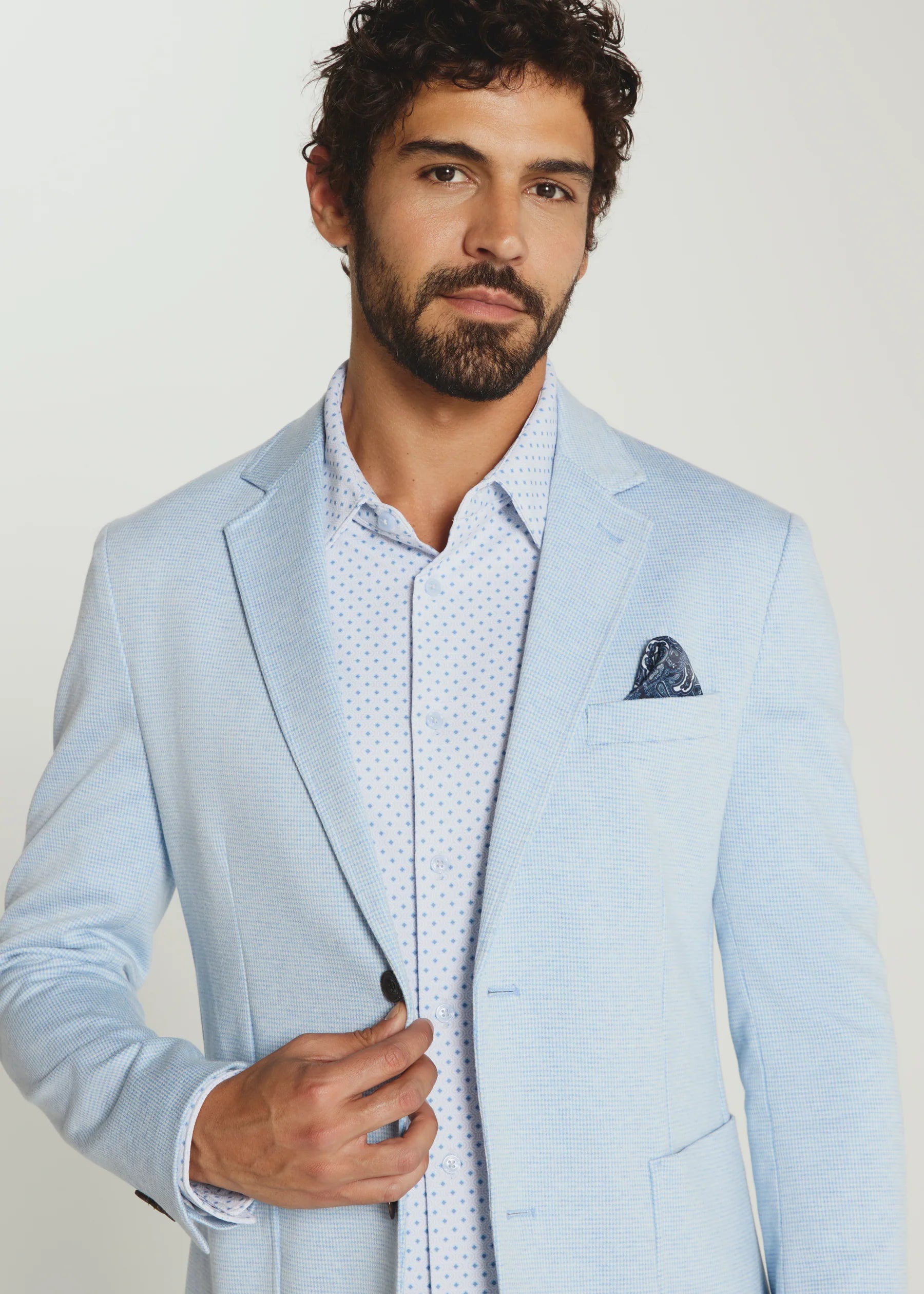 7Dimaonds | Westport Stretch Blazer | Blue