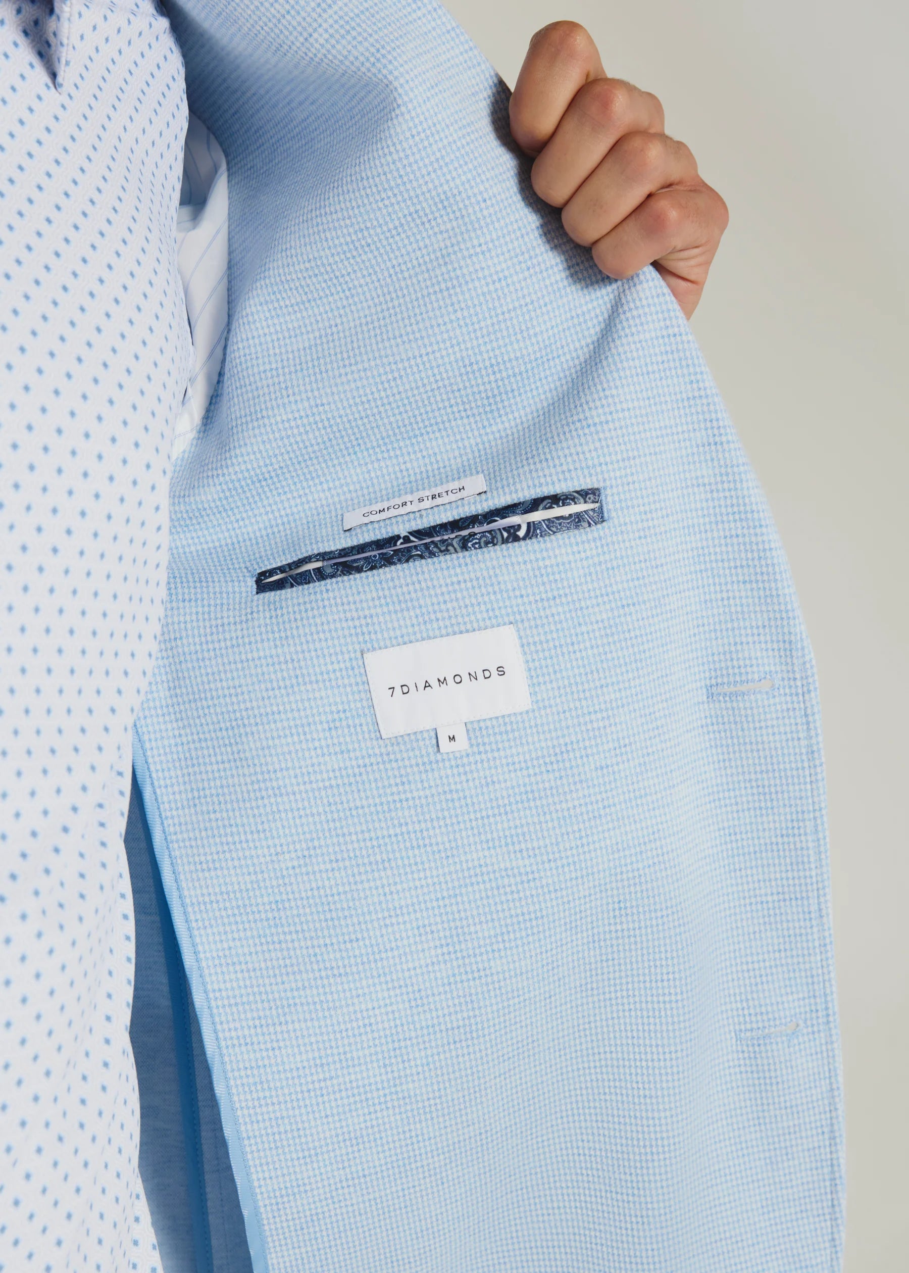 7Dimaonds | Westport Stretch Blazer | Blue