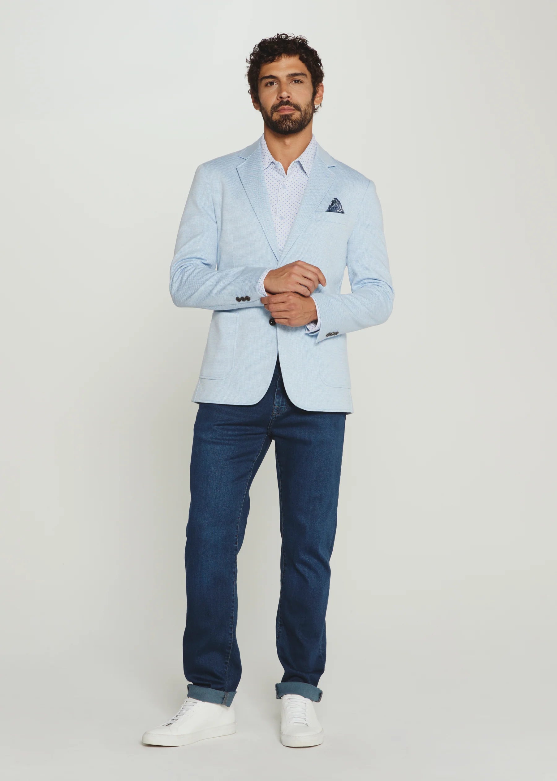 7Dimaonds | Westport Stretch Blazer | Blue