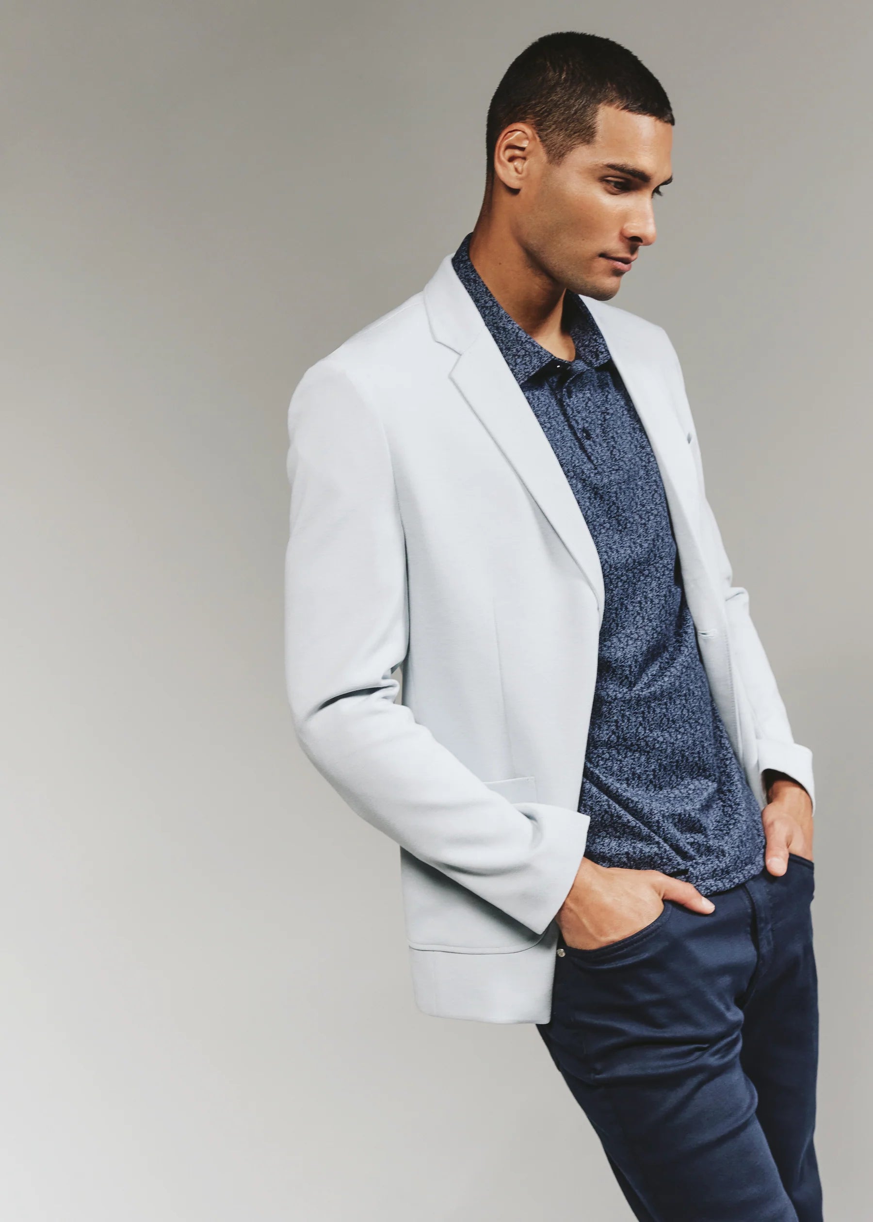 7Diamonds | Hamilton Stretch Blazer | Gray