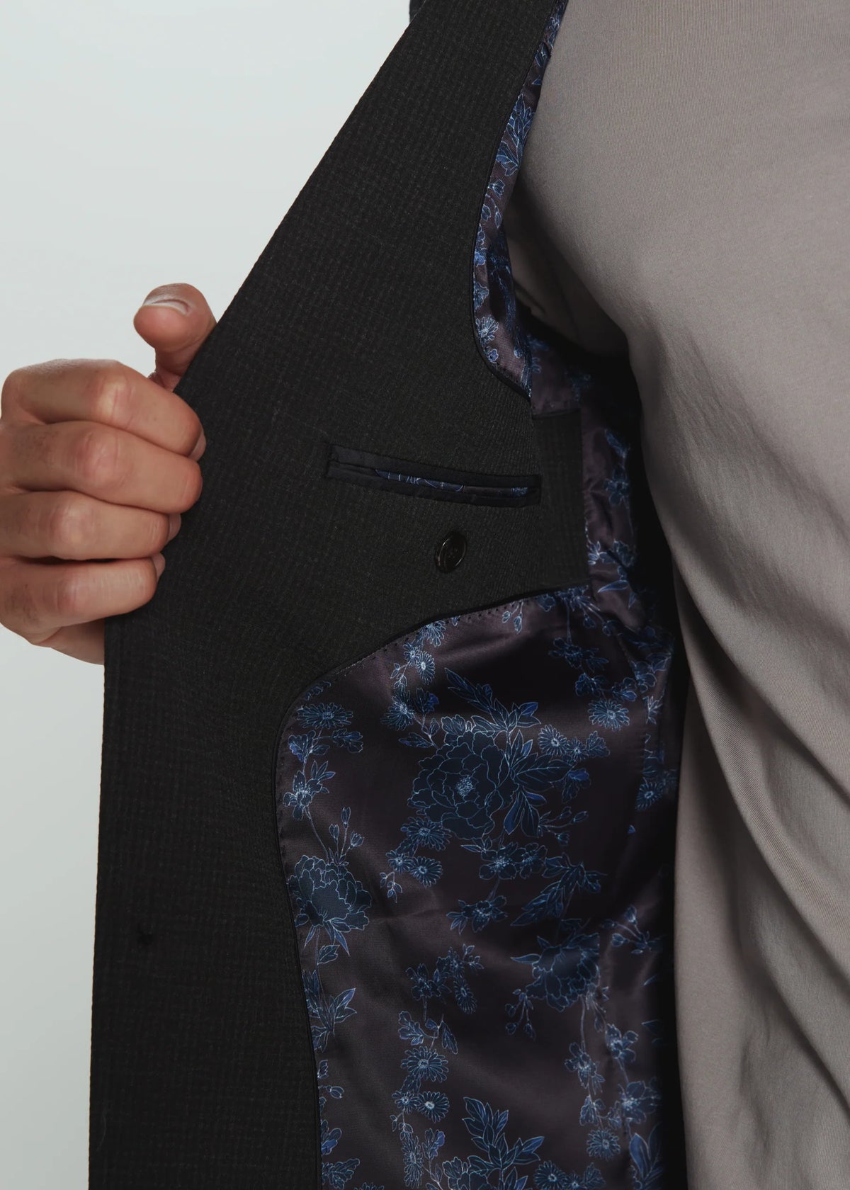 7Diamonds | Gibson Seersucker Stretch Blazer | Black