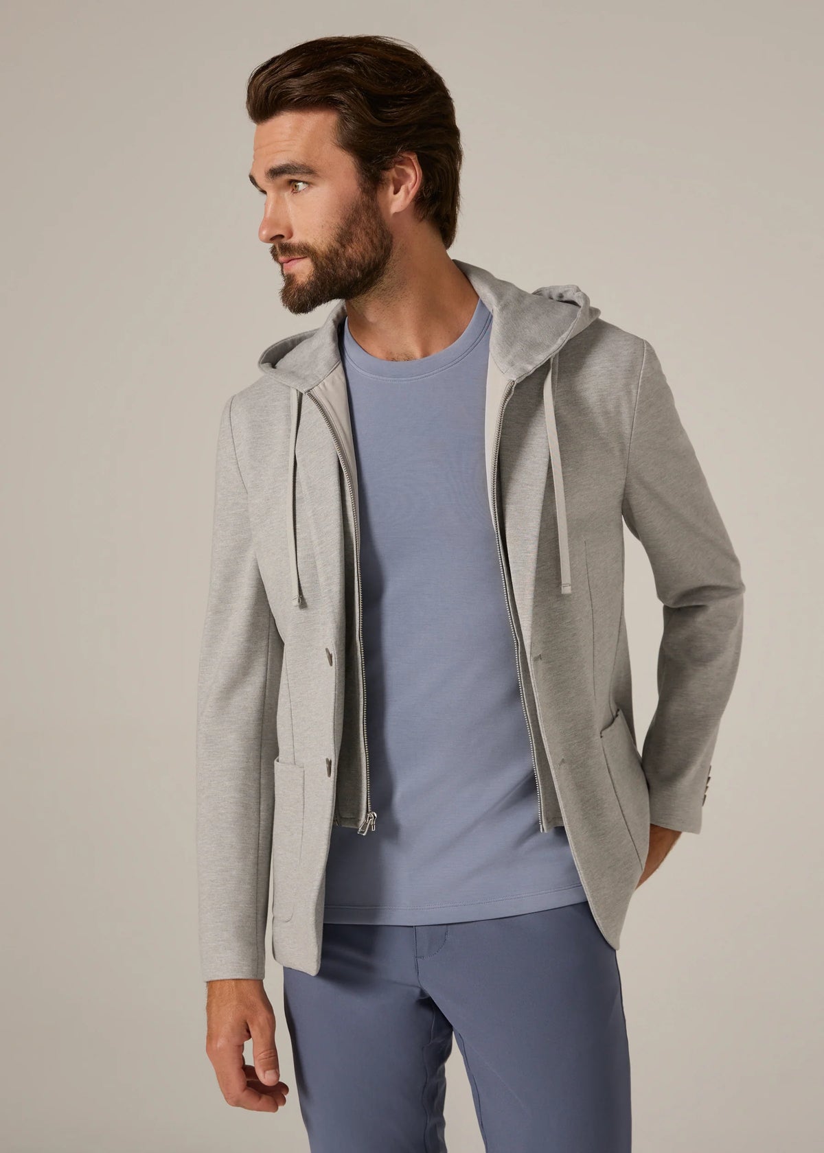 7Diamonds | The District Stretch Blazer | Gray