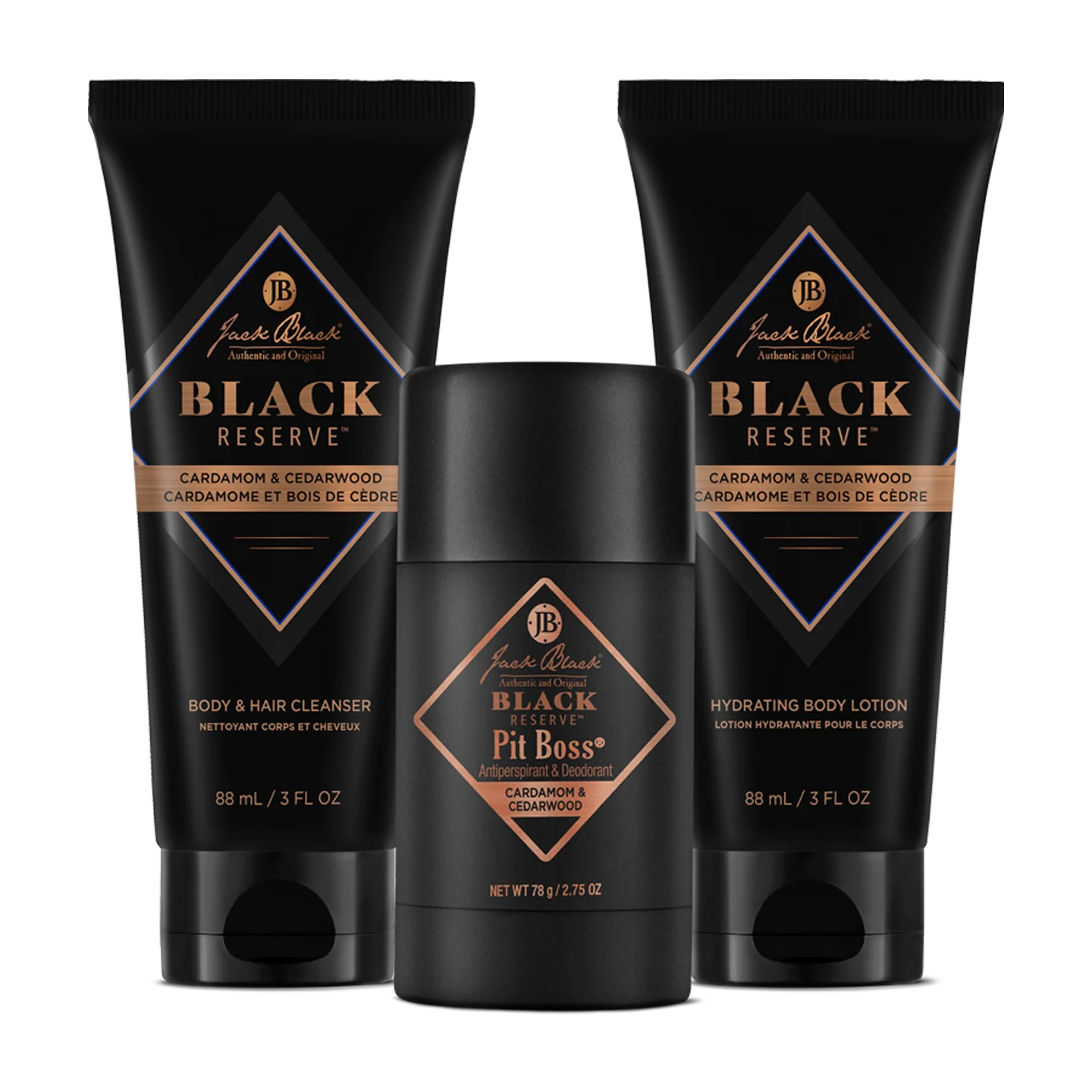 Jack Black | Black Reserve™ Body Collection | 3 Pack