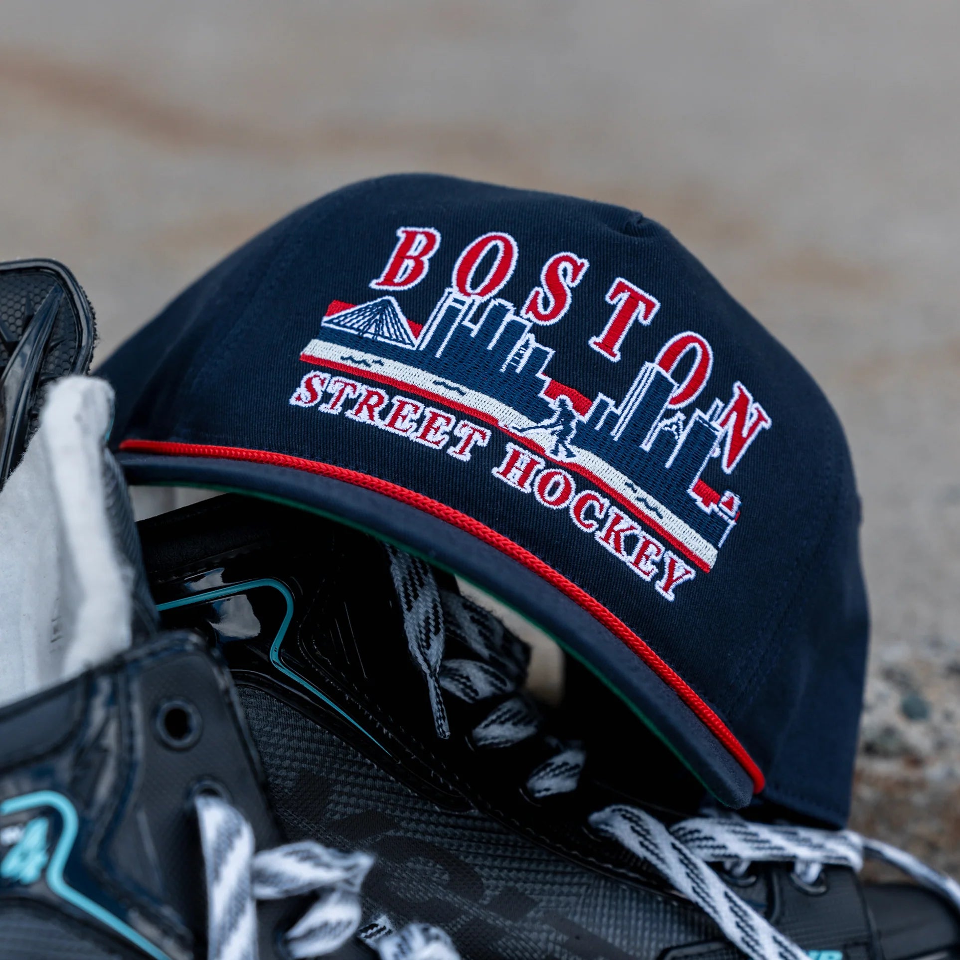 Celly Hockey Co. | Boston Street Hockey Snapback | Navy