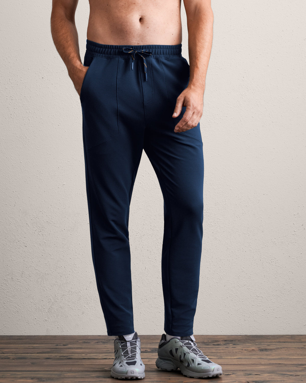 Rhone Covert Rib Pant in True Navy