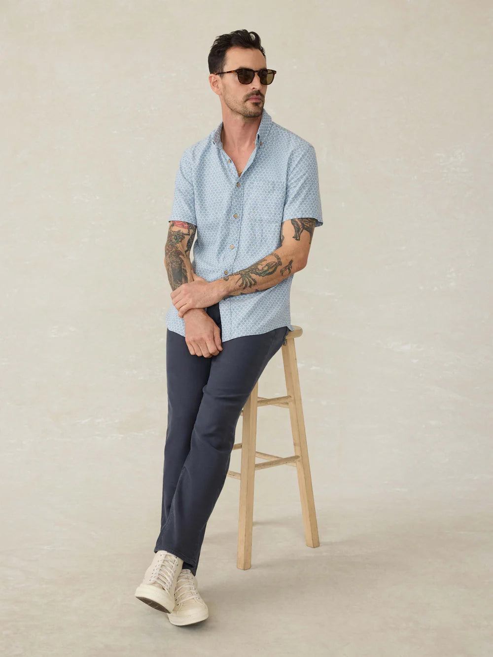 Stretch Terry 5-Pocket Pant