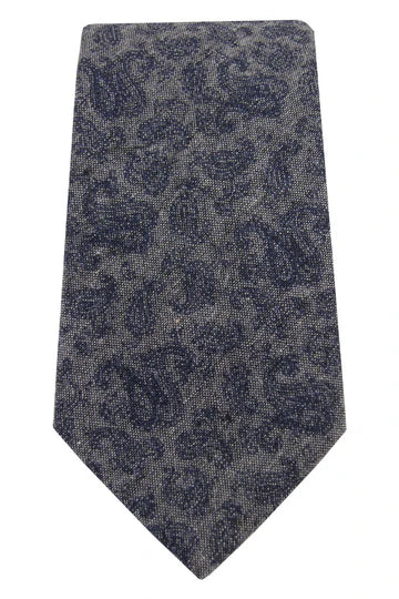 DIBI Tie Paisley Shimmer Champagne