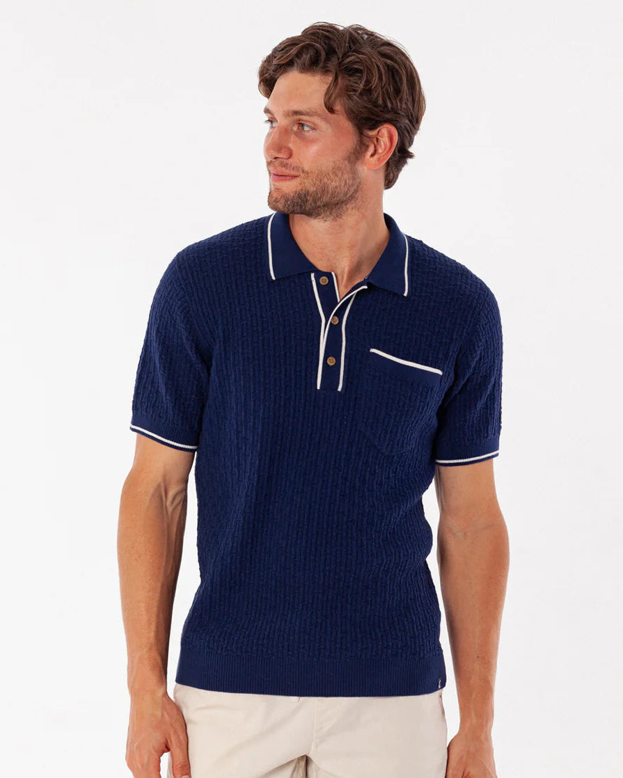 Criquet | Bungalow Sweater Polo | Navy