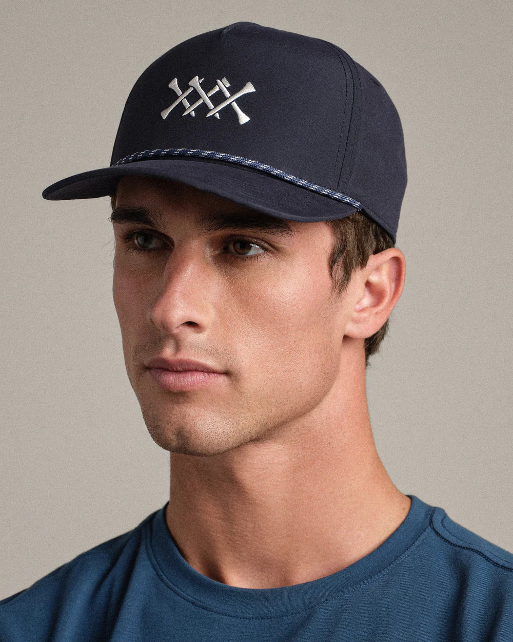 Rhone | Golf Rope Hat | Navy