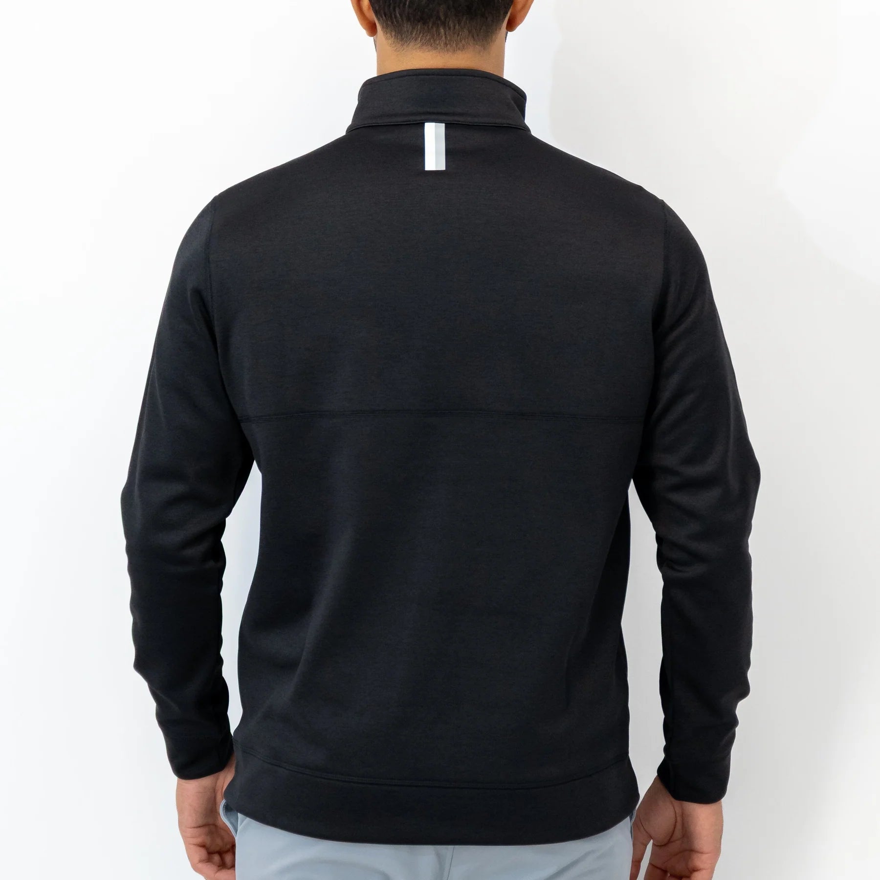 Rhoback | Knoll Performance Half-Zip | Midnight Black