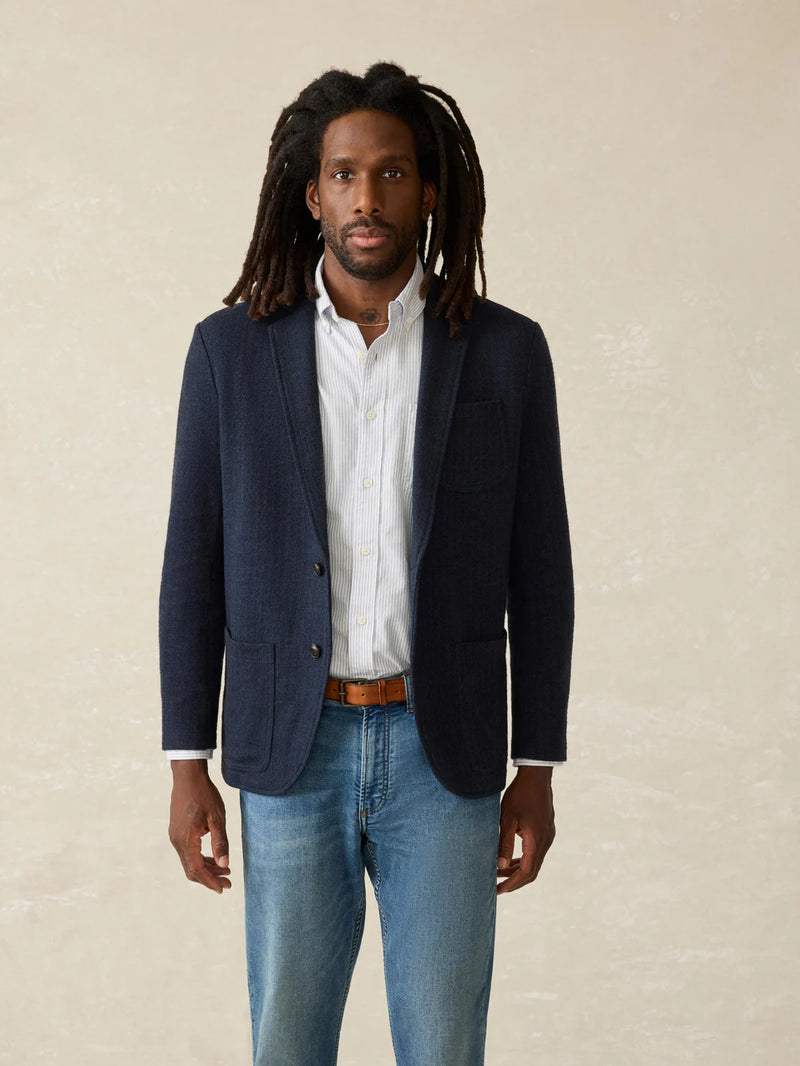 Inlet Knit Tweed Blazer