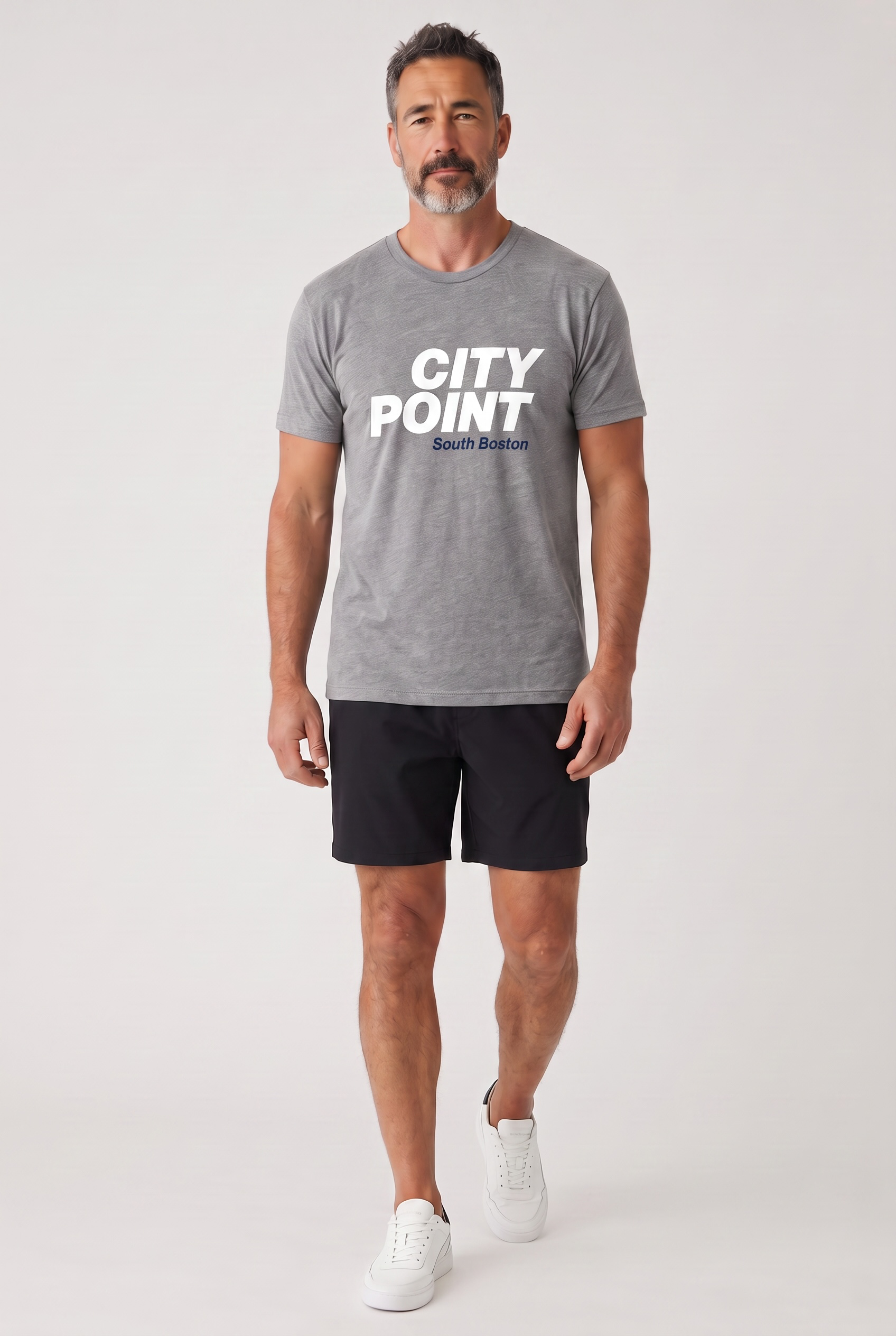 The Point | City Point Tee | Dark Heather Gray