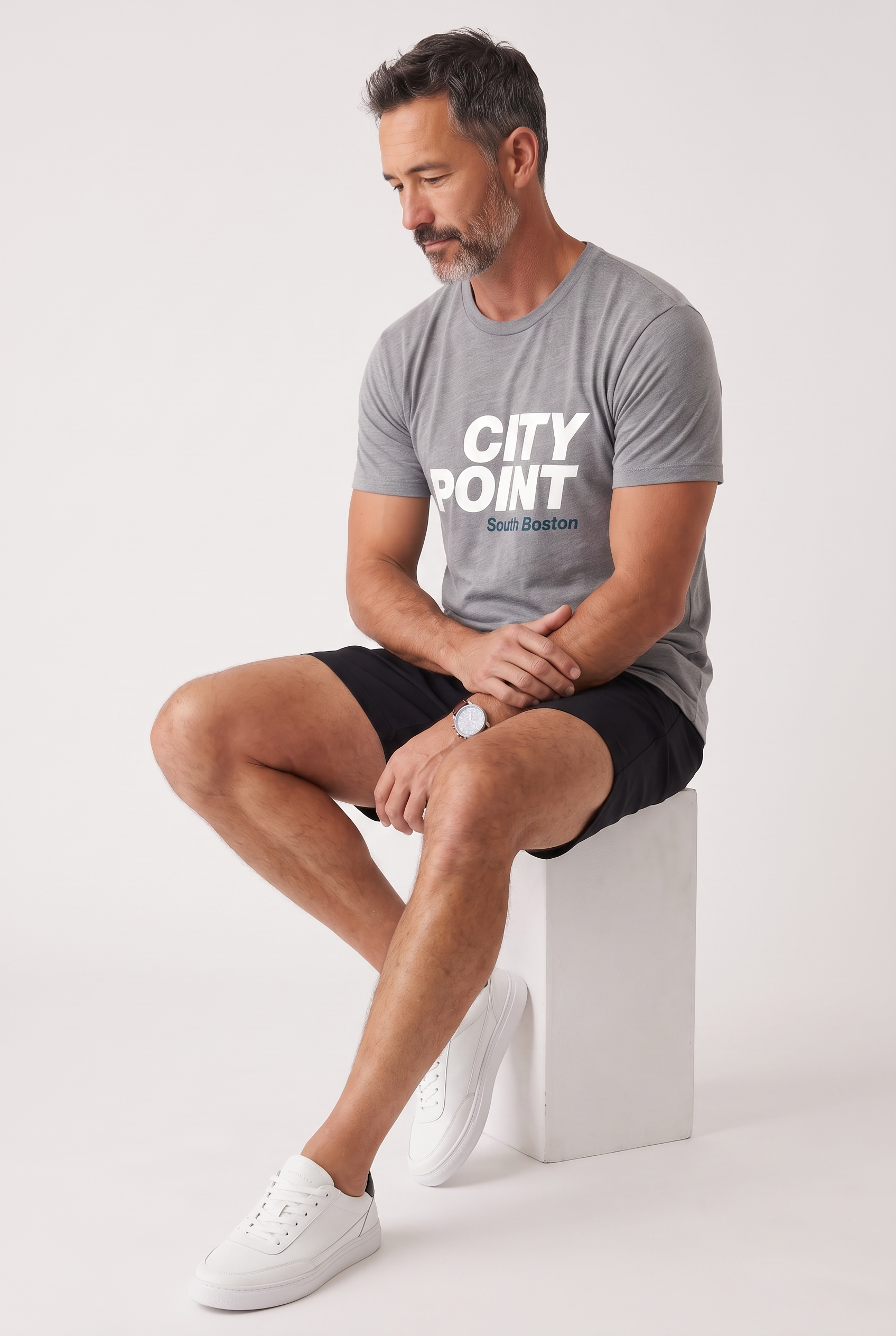The Point | City Point Tee | Dark Heather Gray