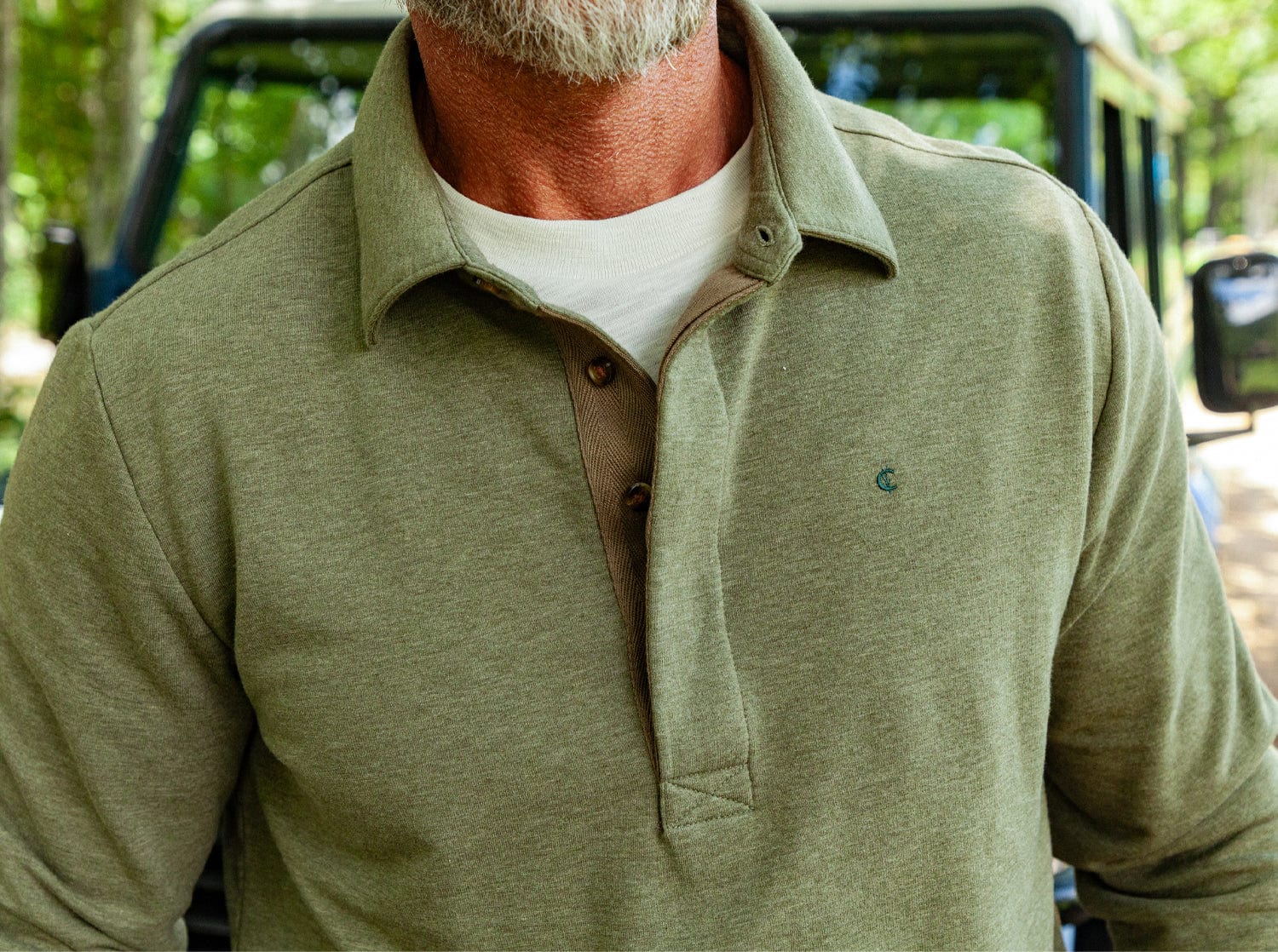 Collared Sweatshirt