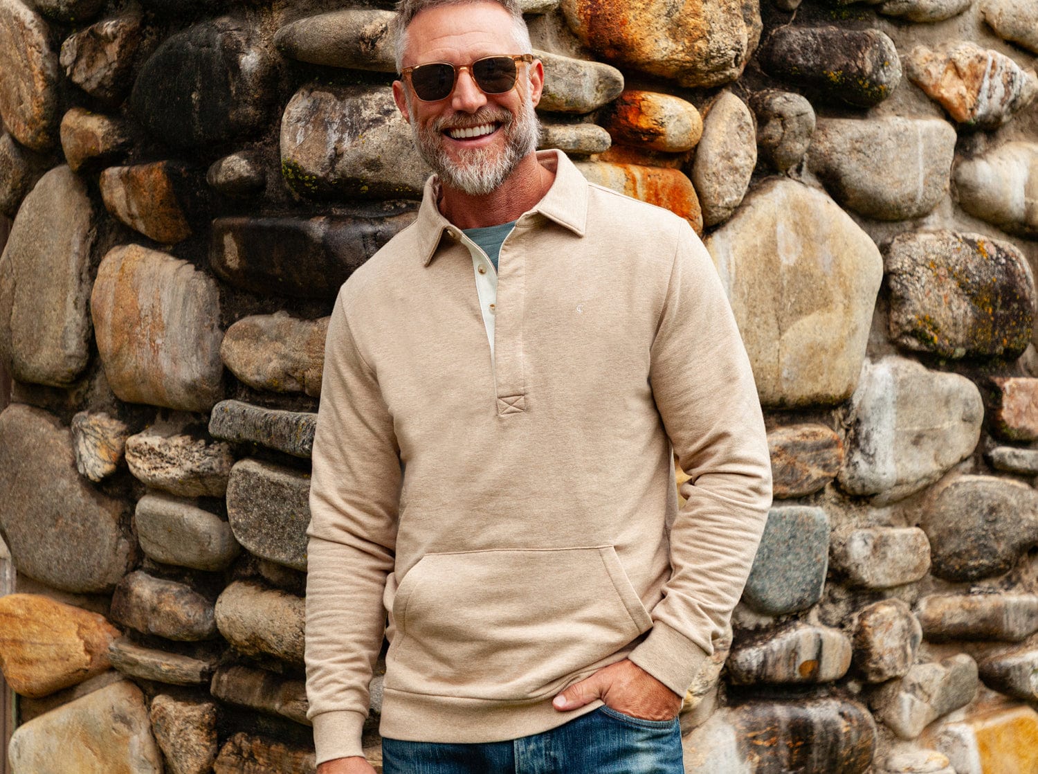 Collared Sweatshirt