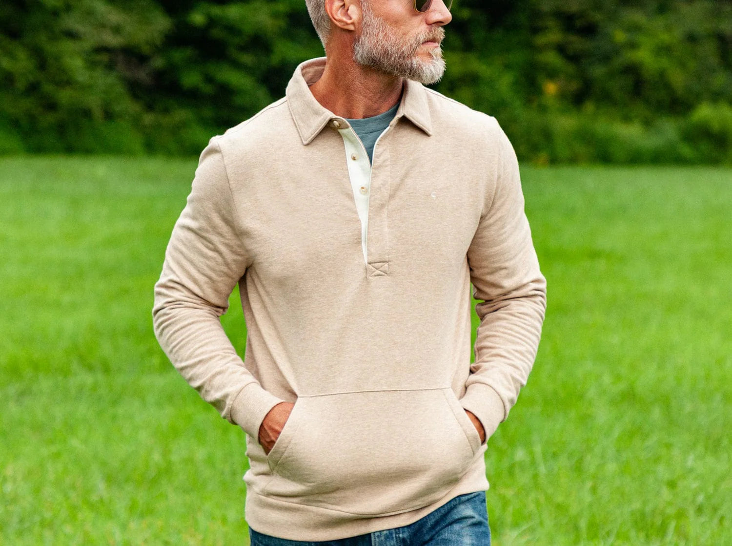 Collared Sweatshirt