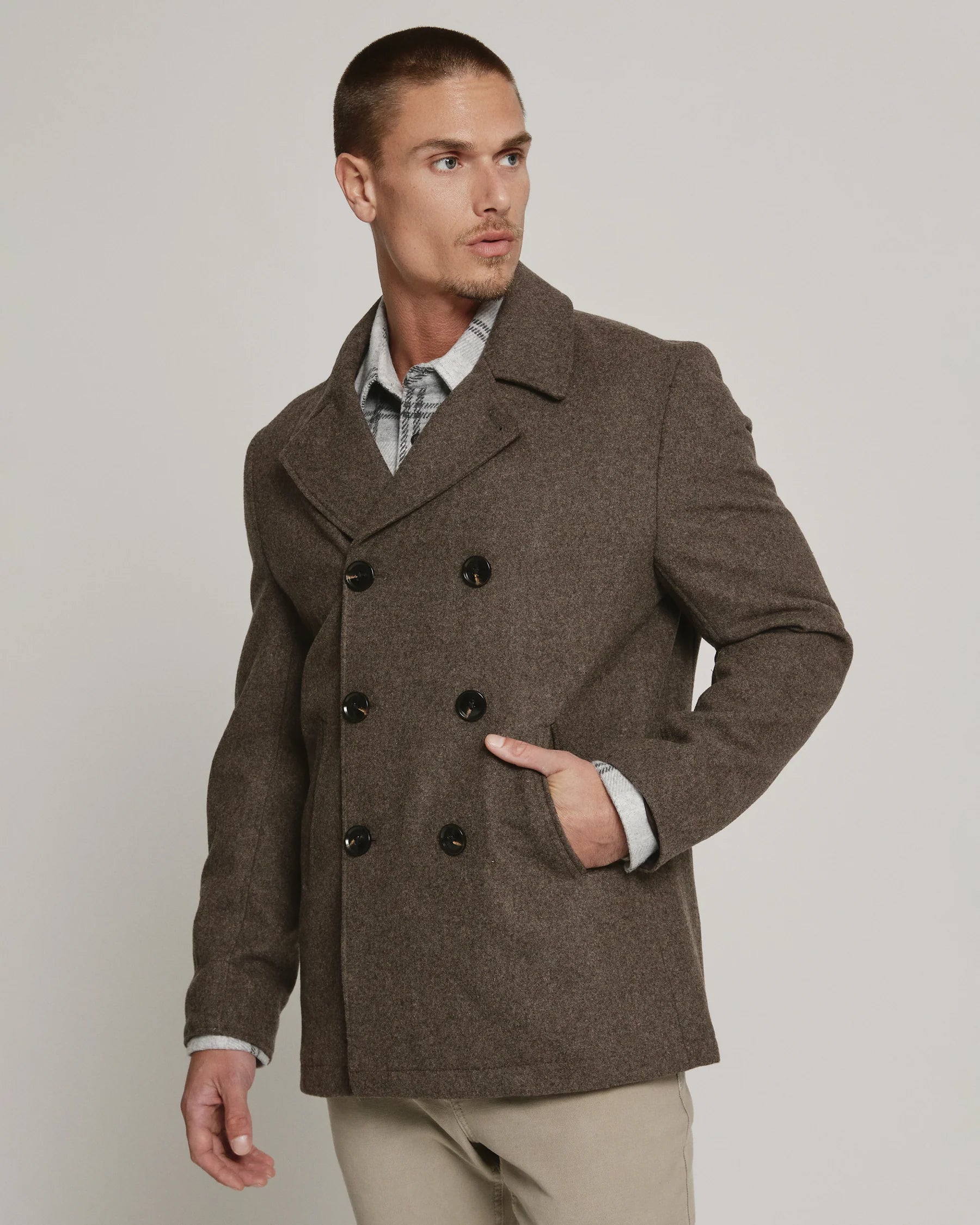 Generation Wool Peacoat