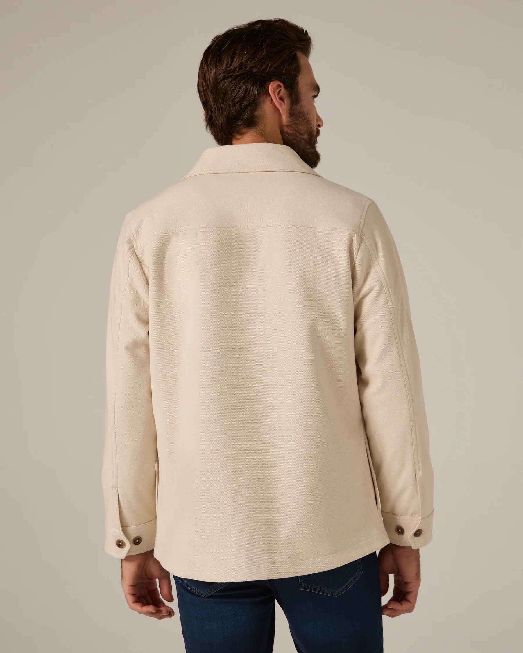 7 Diamonds | Craftsman Twill Shacket | Beige