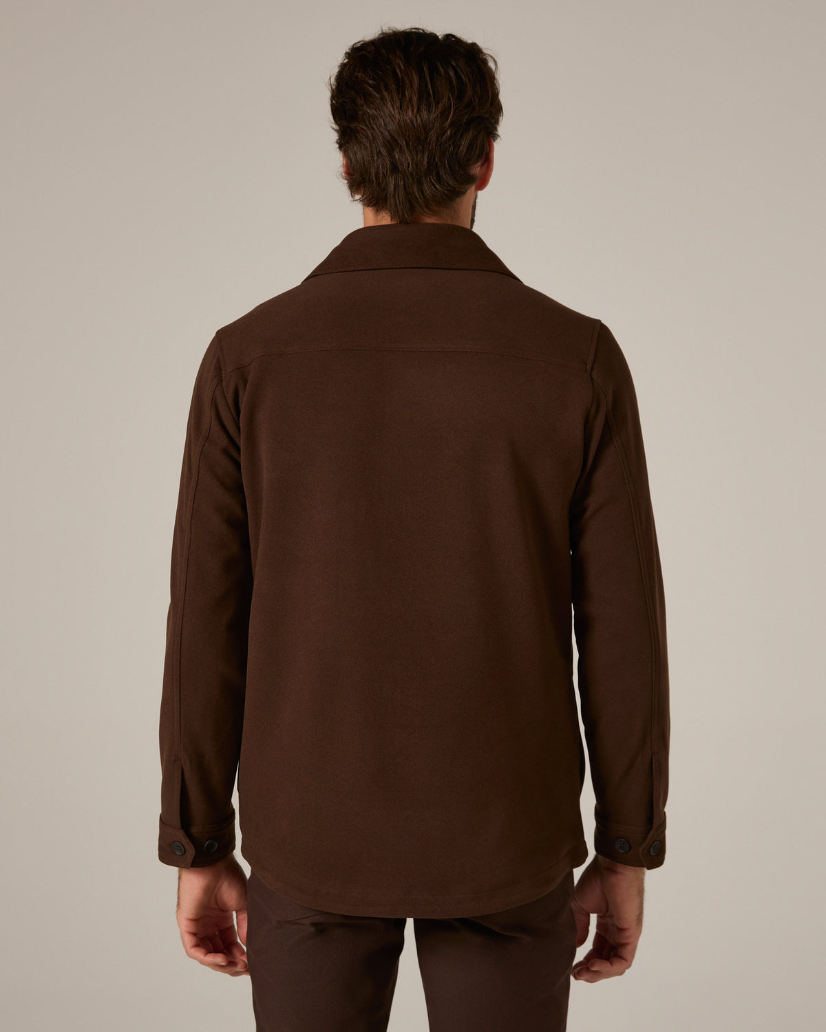 7Diamonds | Craftsman Twill Shacket | Walnut Brown