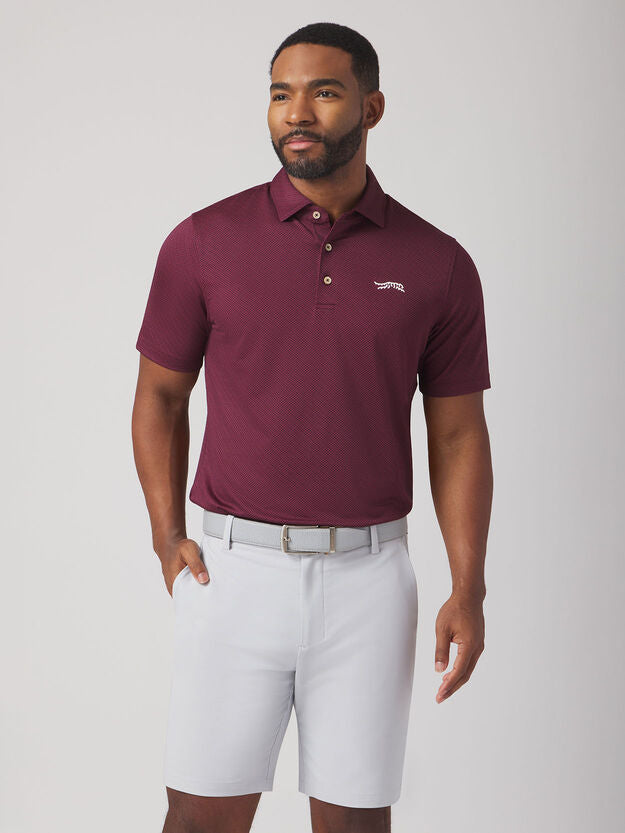SUN DAY RED | Cypress Axe Thrower Polo II | Burgundy Red