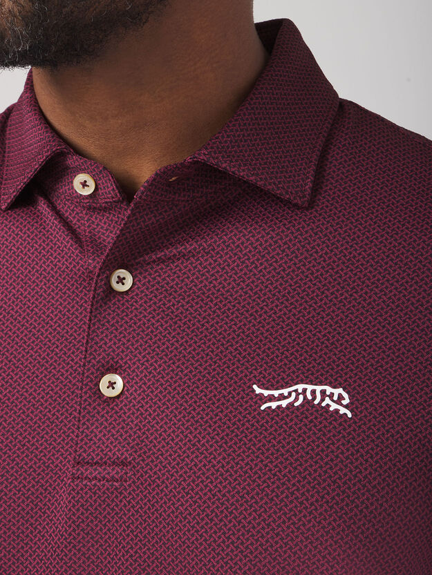 SUN DAY RED | Cypress Axe Thrower Polo II | Burgundy Red