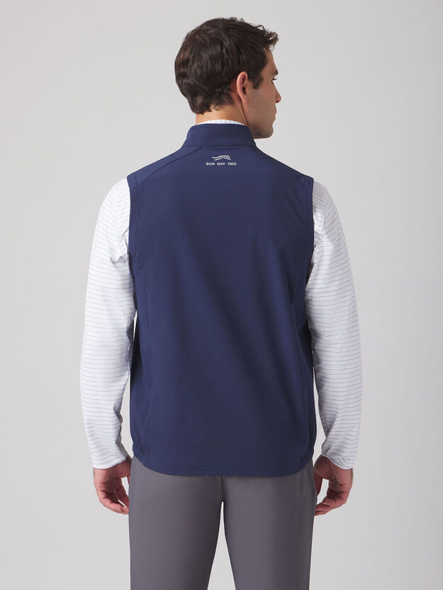 Sun Day Red | Del Mar Soft Shell Vest | Navy
