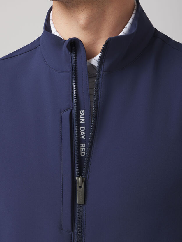 Sun Day Red | Del Mar Soft Shell Vest | Navy