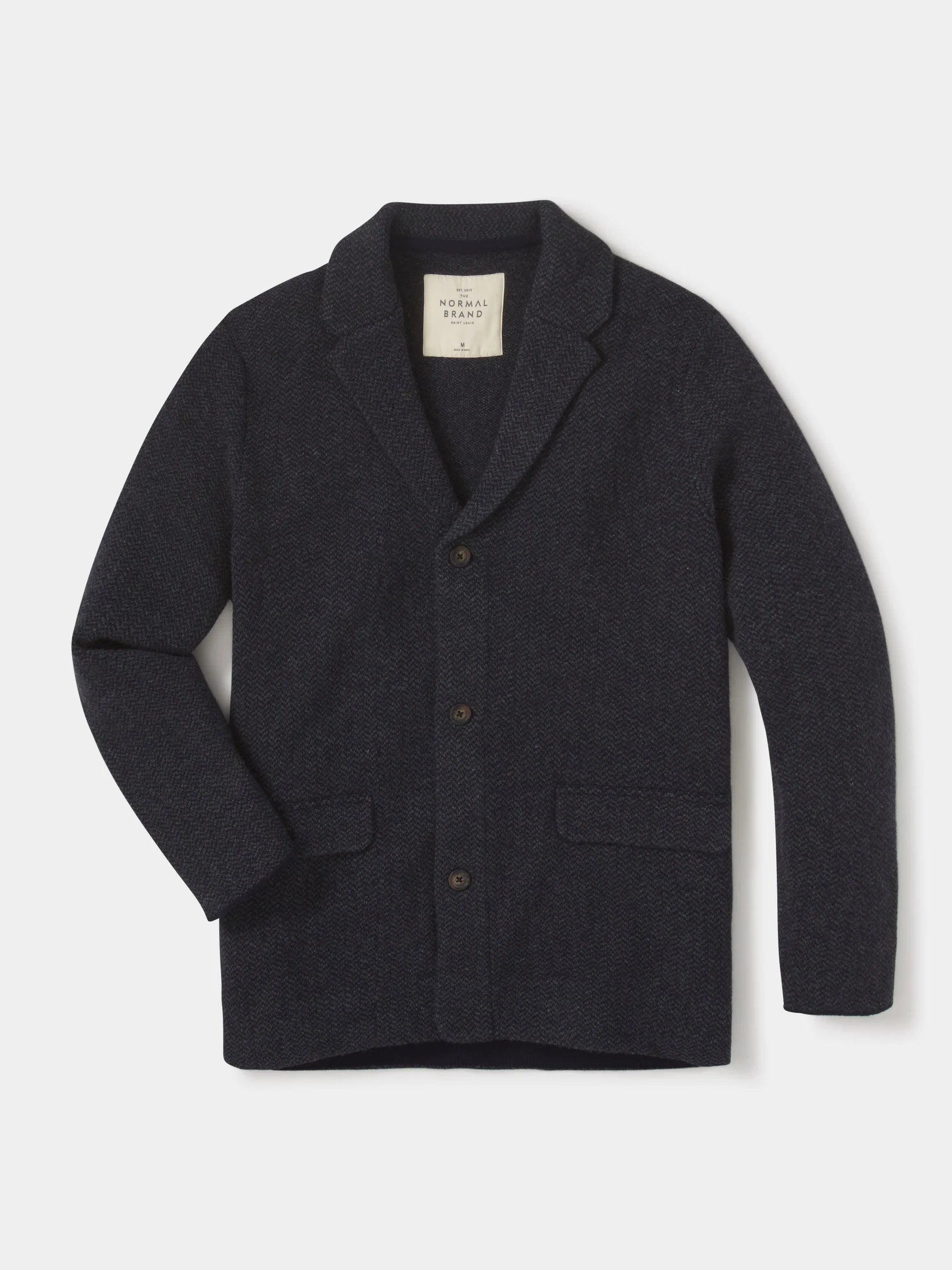 Lambswool Blazer in Normal Navy