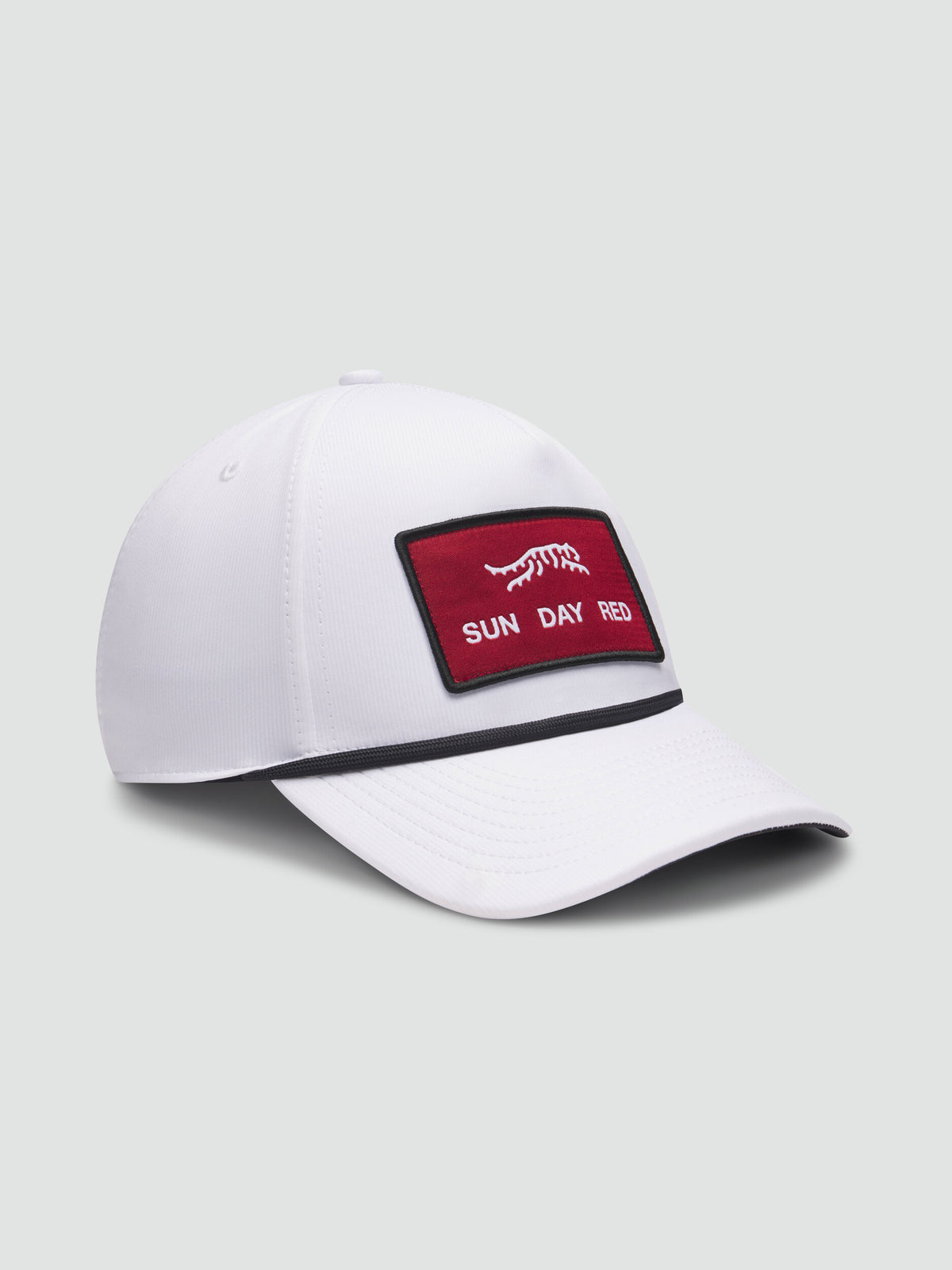 Sun Day Red Pioneer Performance Rope Hat in White/Red