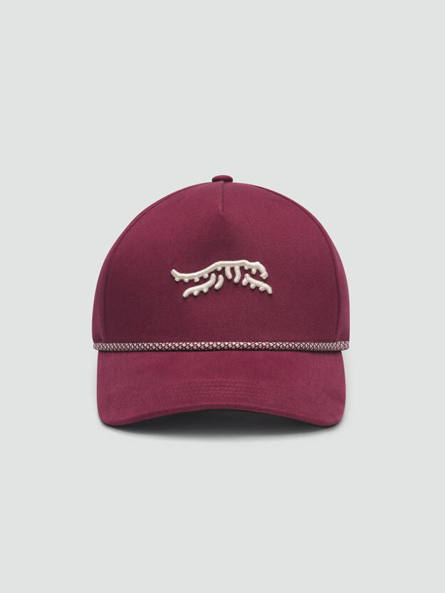 SUN DAY RED | Icon Perf Rope Hat Navy | Burgundy Red
