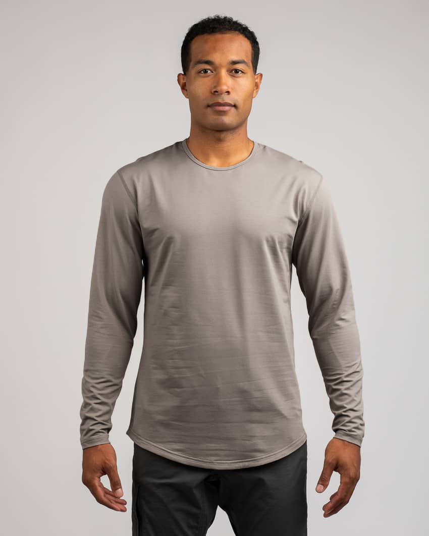 Drop-Cut Long Sleeve