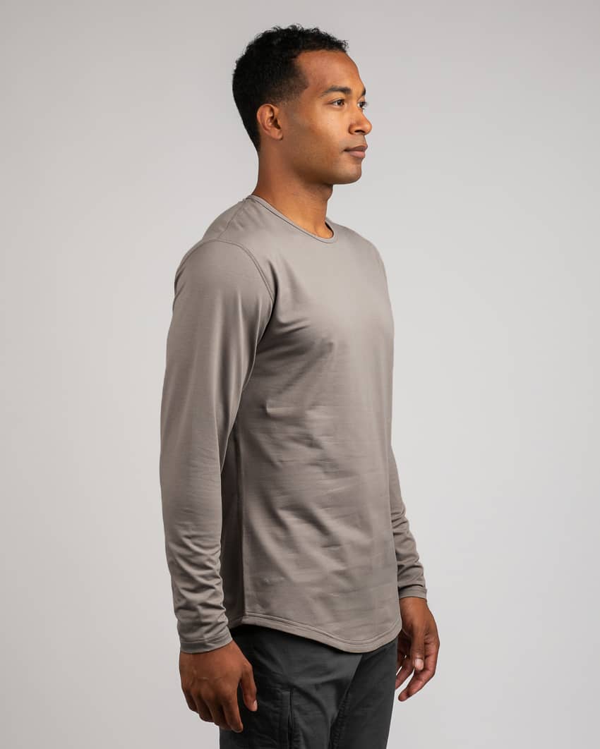 Drop-Cut Long Sleeve