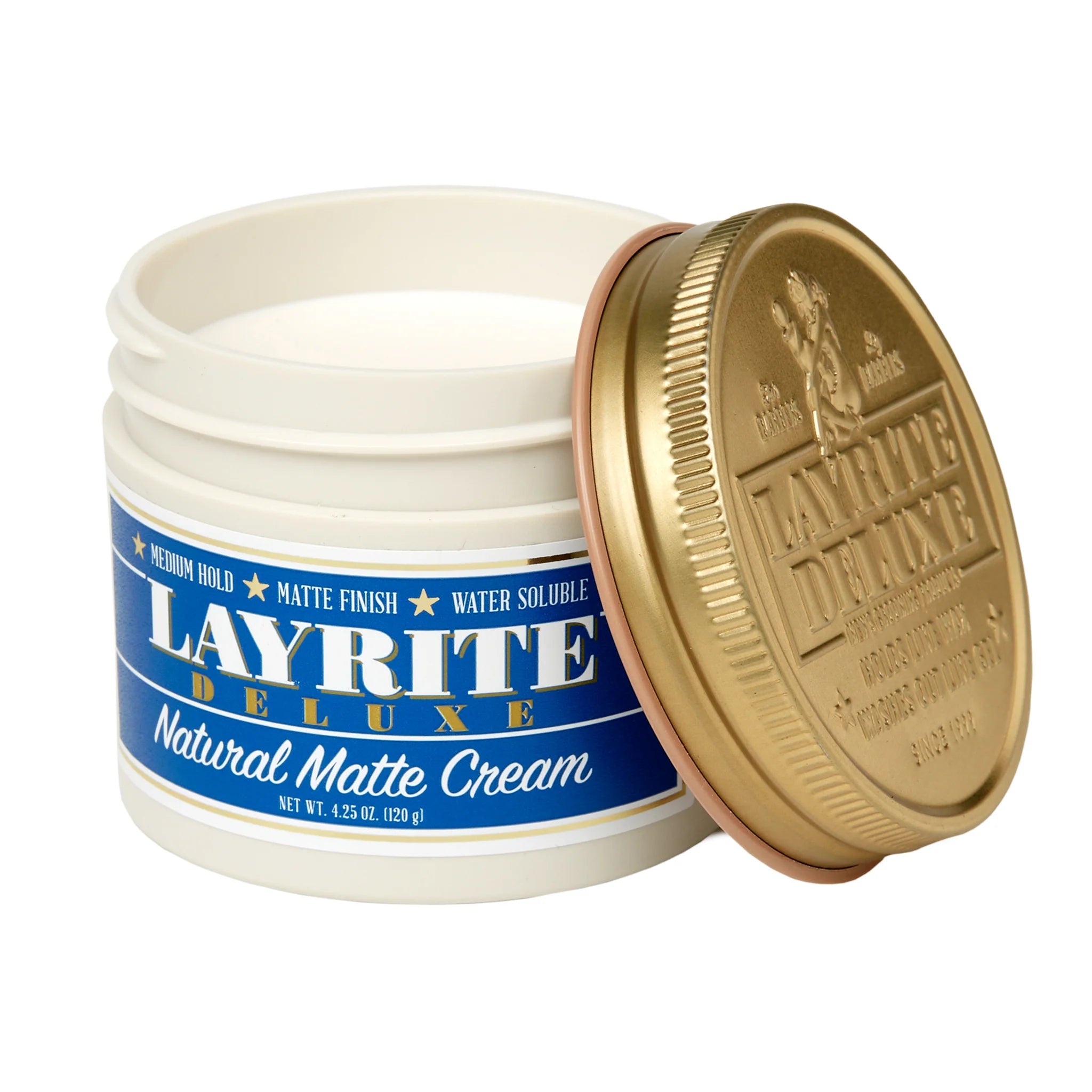 Layrite | Natural Matte Cream | 1.5oz Travel Sized