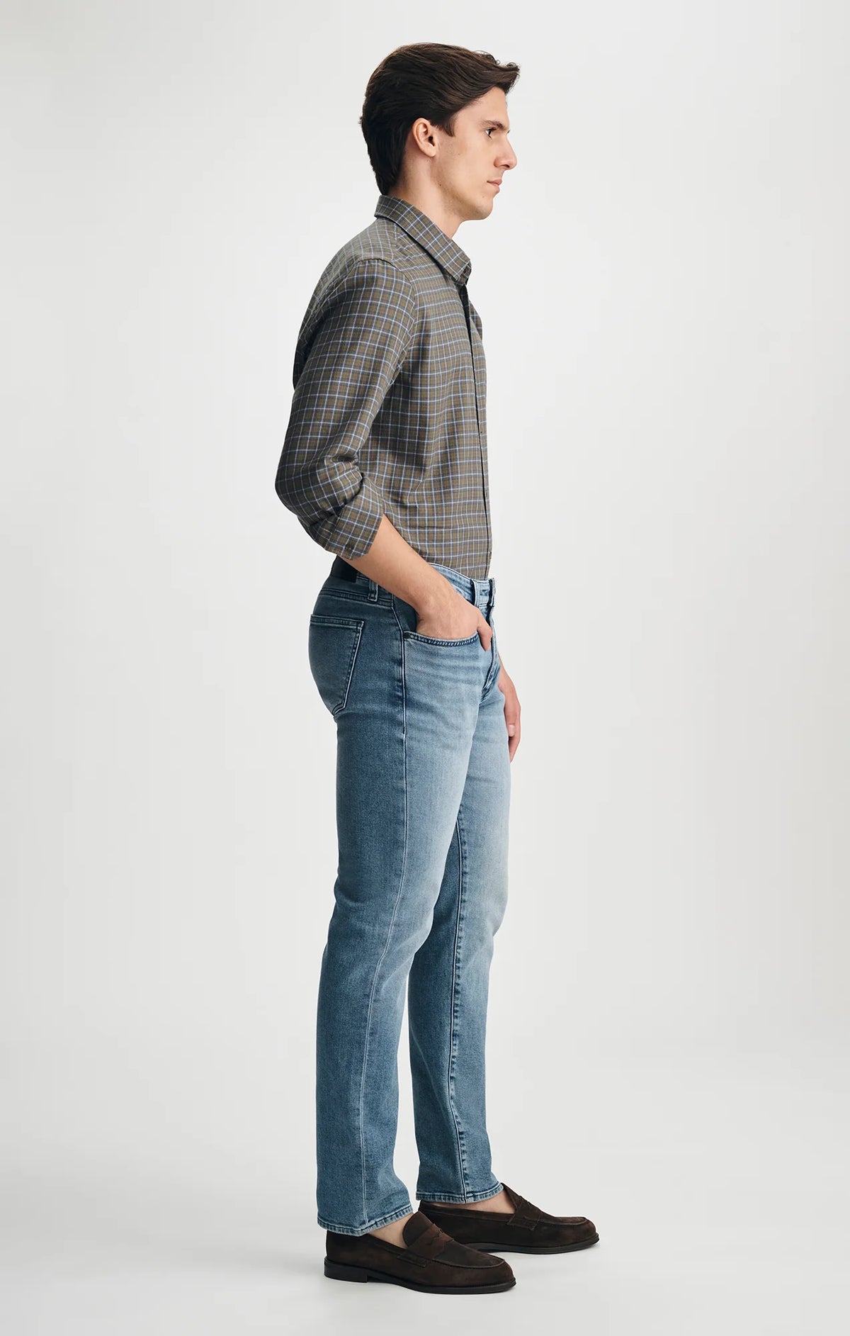 Mavi Jeans | Marcus Slim Straight Leg Jeans | Light Feather Blue