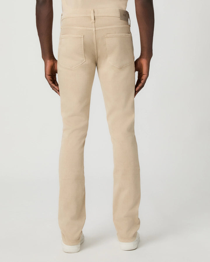 PAIGE | Transcend Federal Rosewood | Slim Straight Jean | Beige