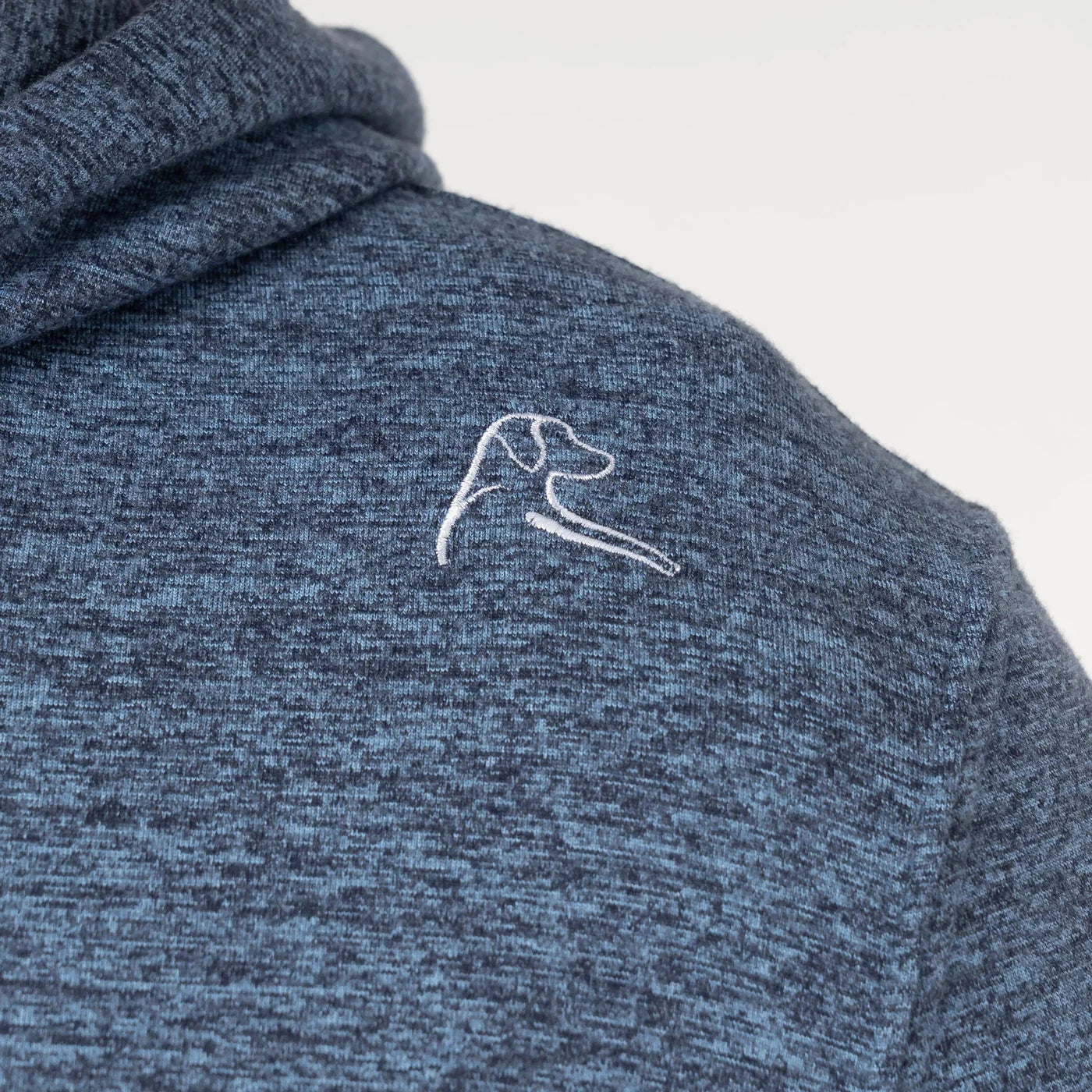 Rhoback | Hesi Performance Hoodie | Heather Zone Blue