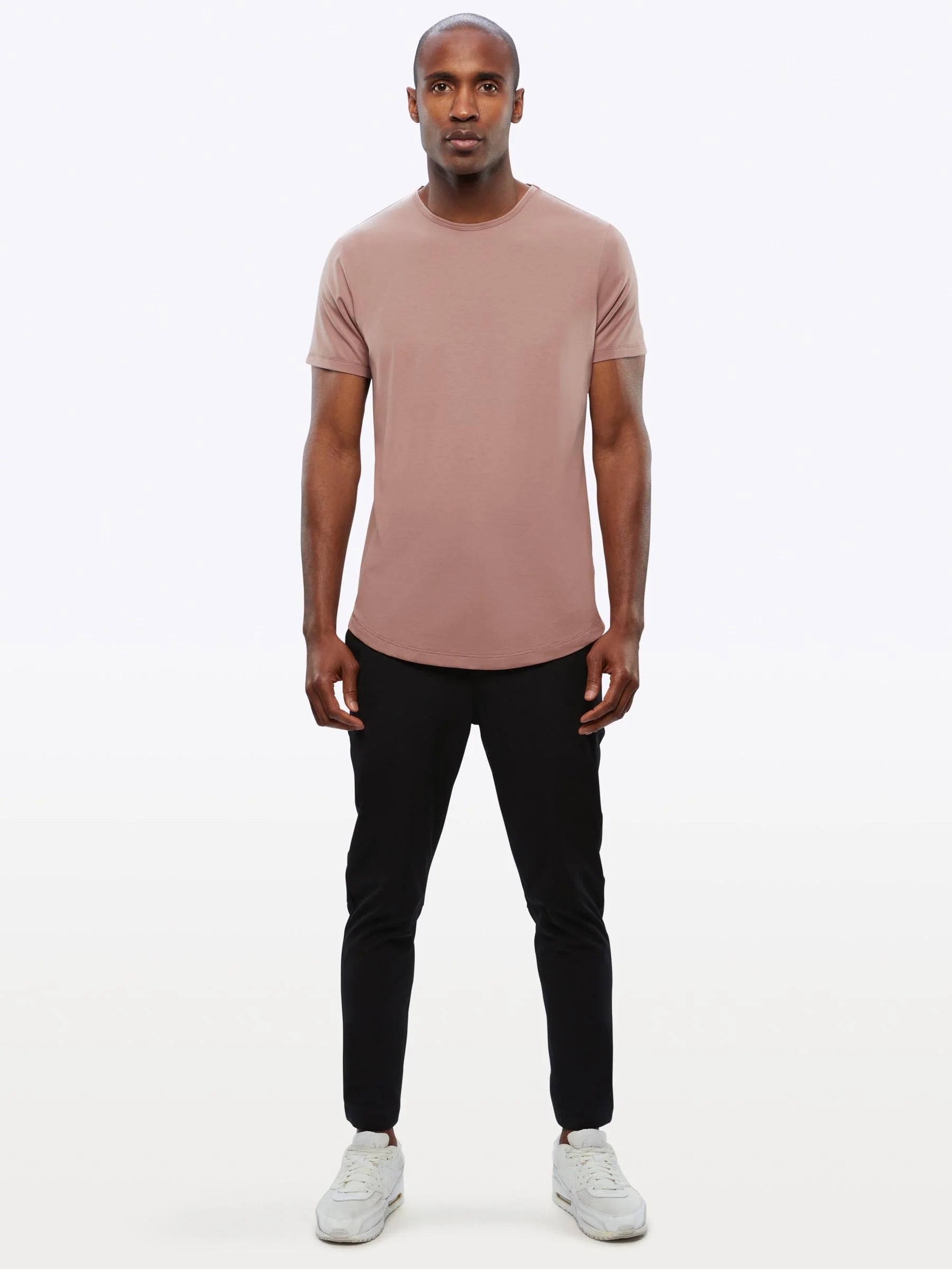 CUTS | AO Curve-Hem Tee | Pink
