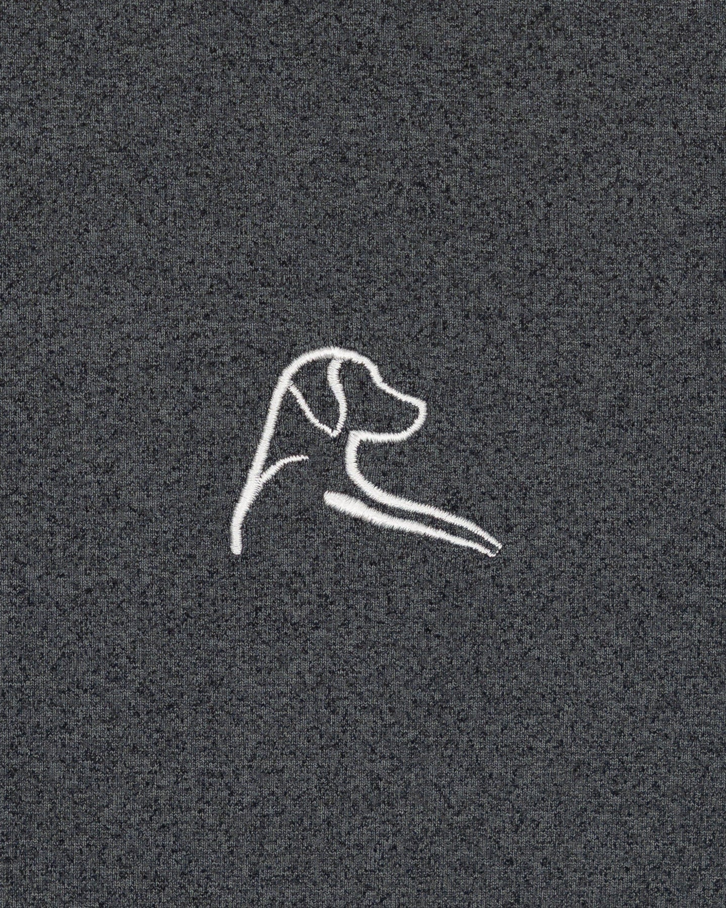 RHOBACK | Heather Performance Quarter Zip | Gray