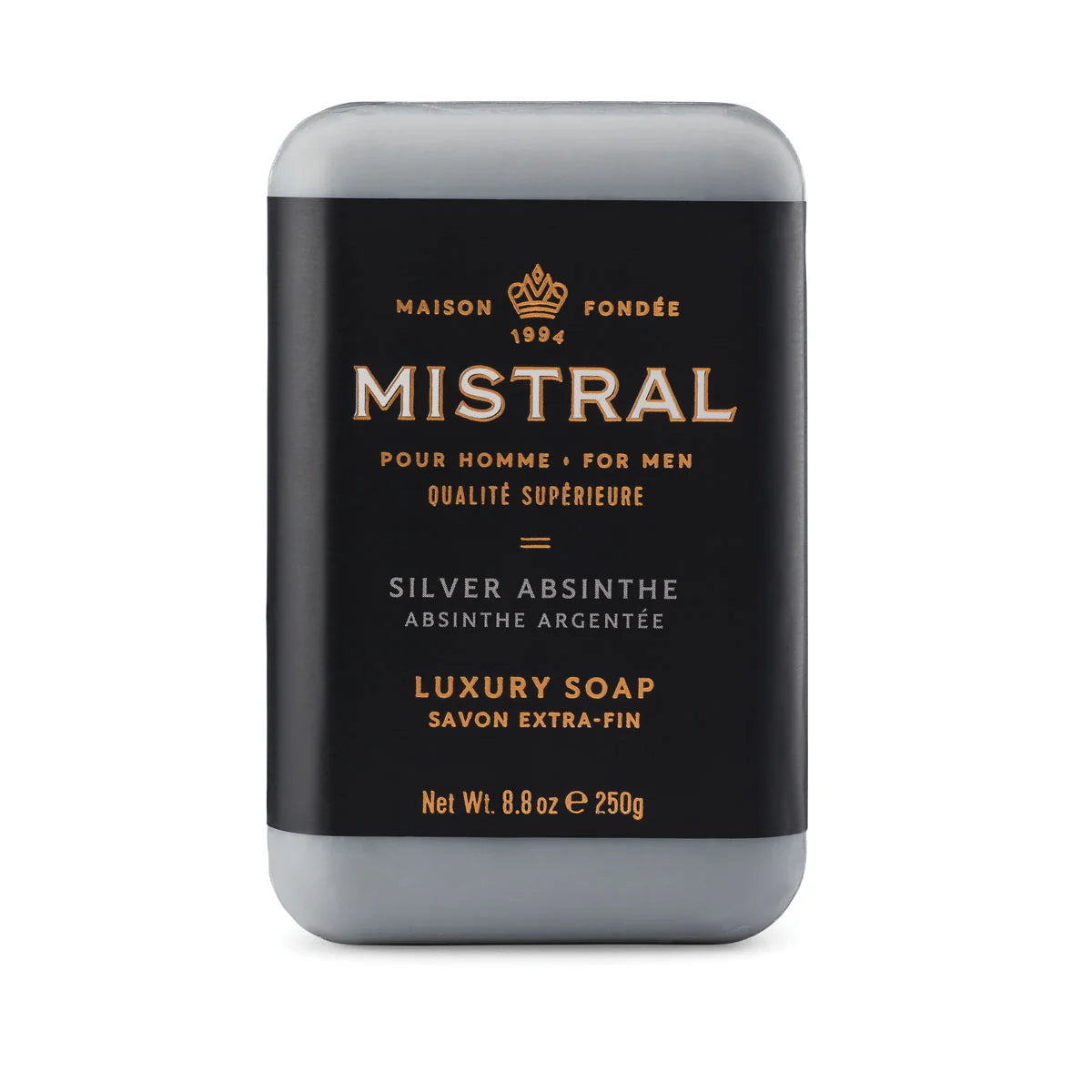 Mistral | Silver Agave Bar Soap | Gray