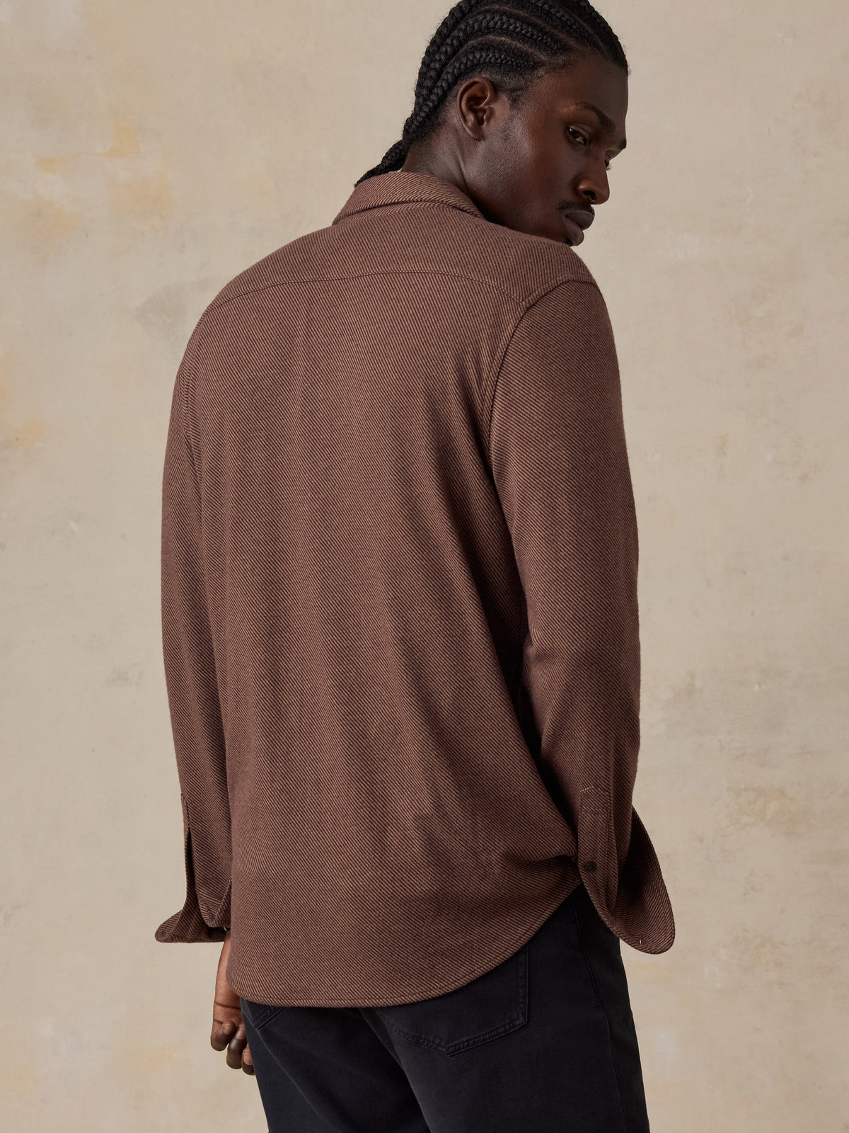 Faherty | Legend Sweater Shirt | Redwood Coast Twill Brown