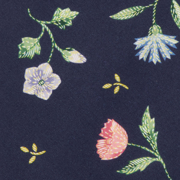 Royal Threads Floral Navy Tie