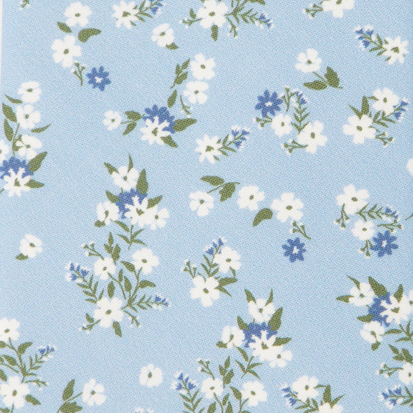 Floral Toss Baby Blue Tie